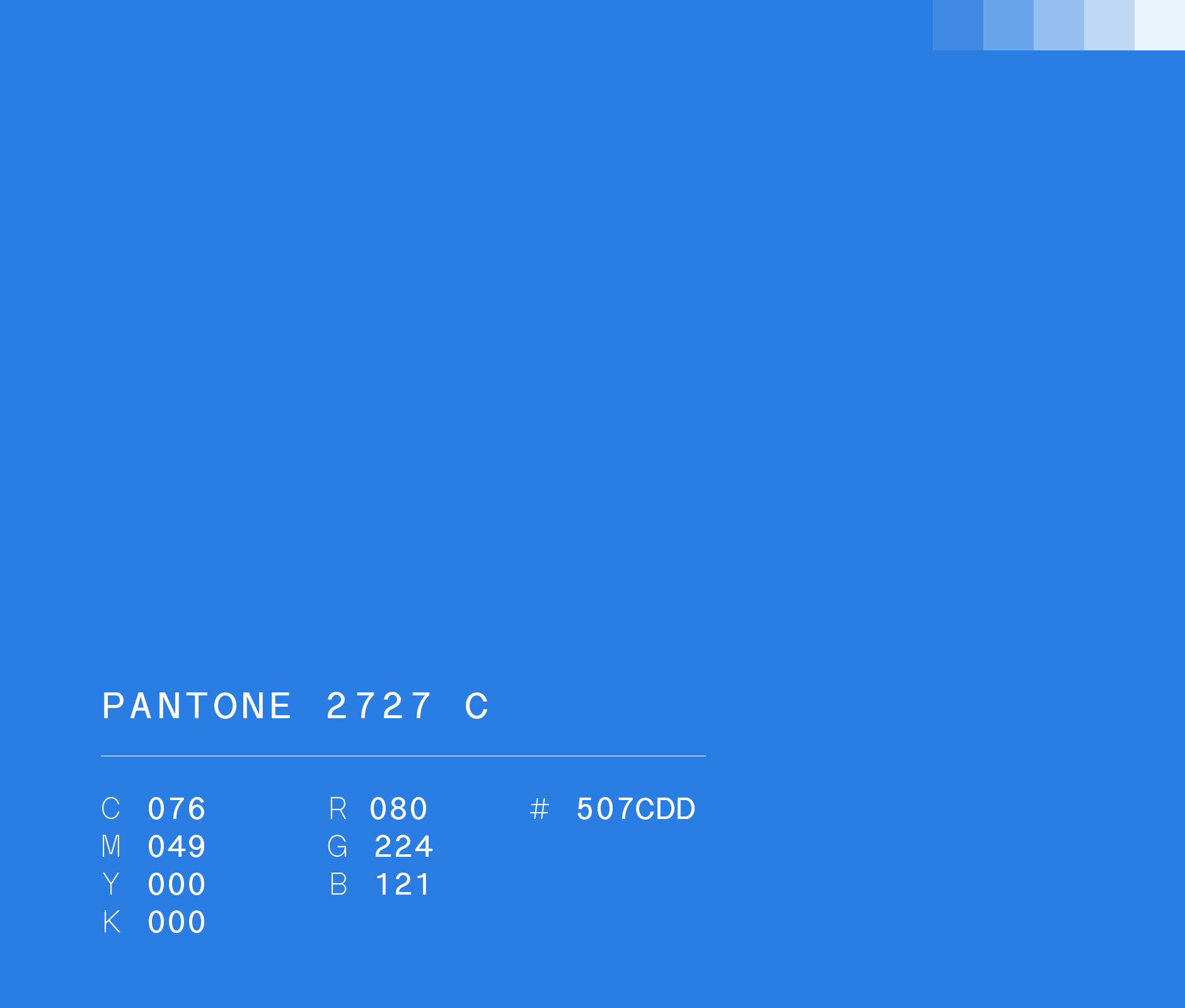 Pantone 2727 c