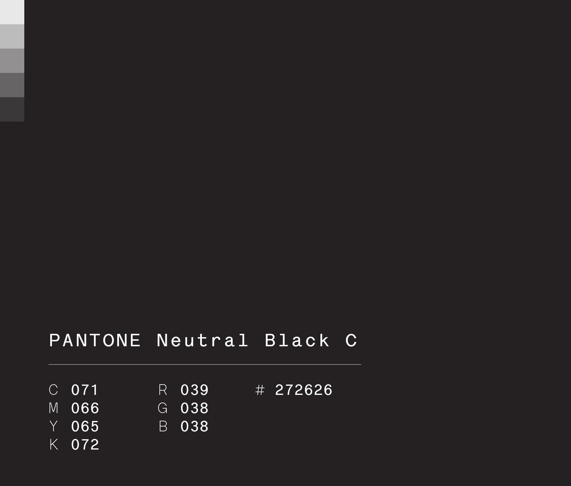Pantone neutral black c