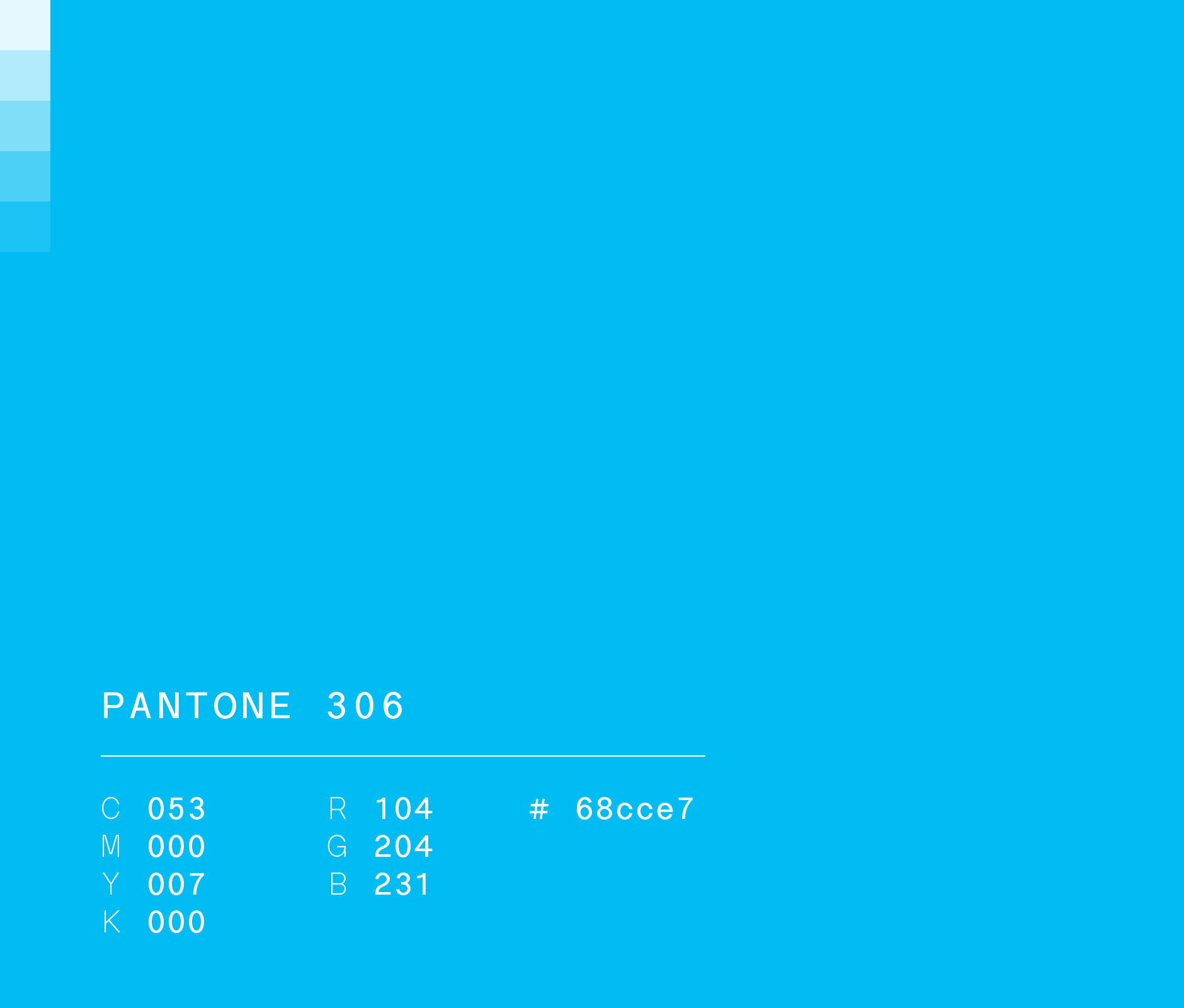 Pantone 306 #68cce7 used in Banamex visual identity