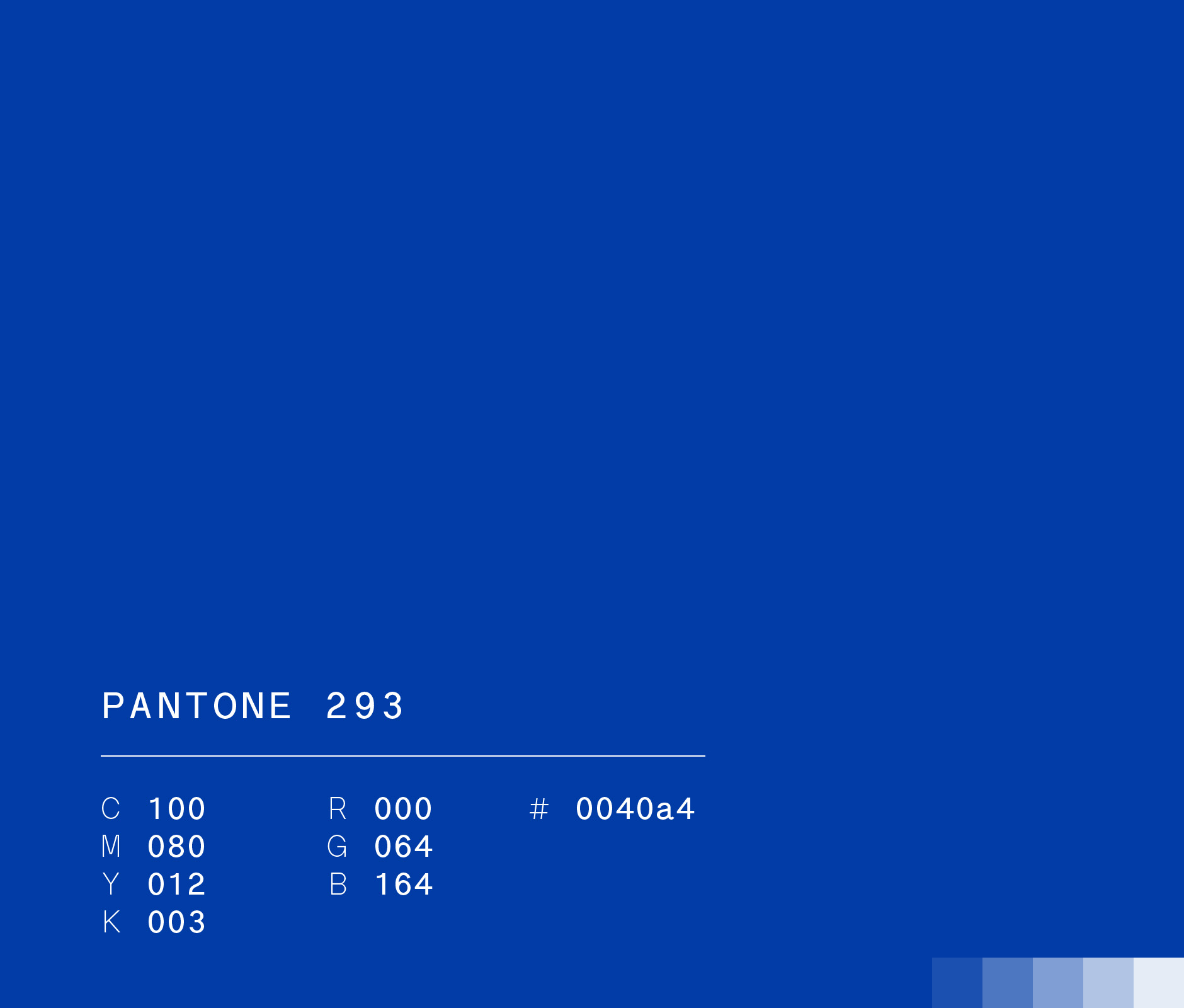  Pantone 293 used in Coppel visual identity