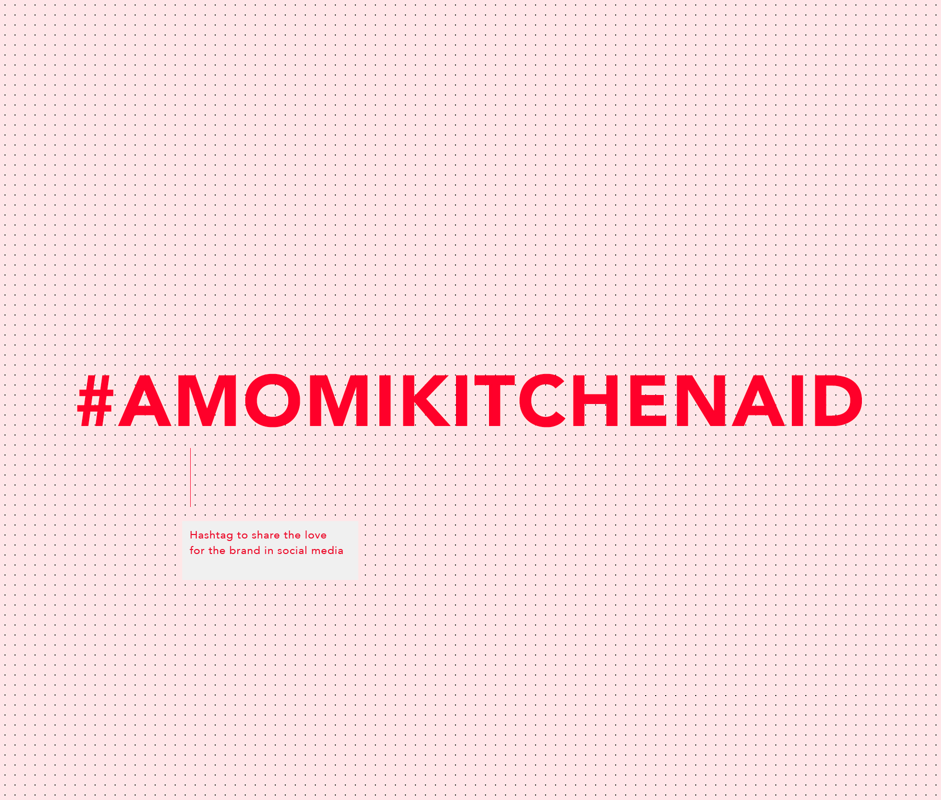 KitchenAid Mexico hashtag used in spread the love campaign 