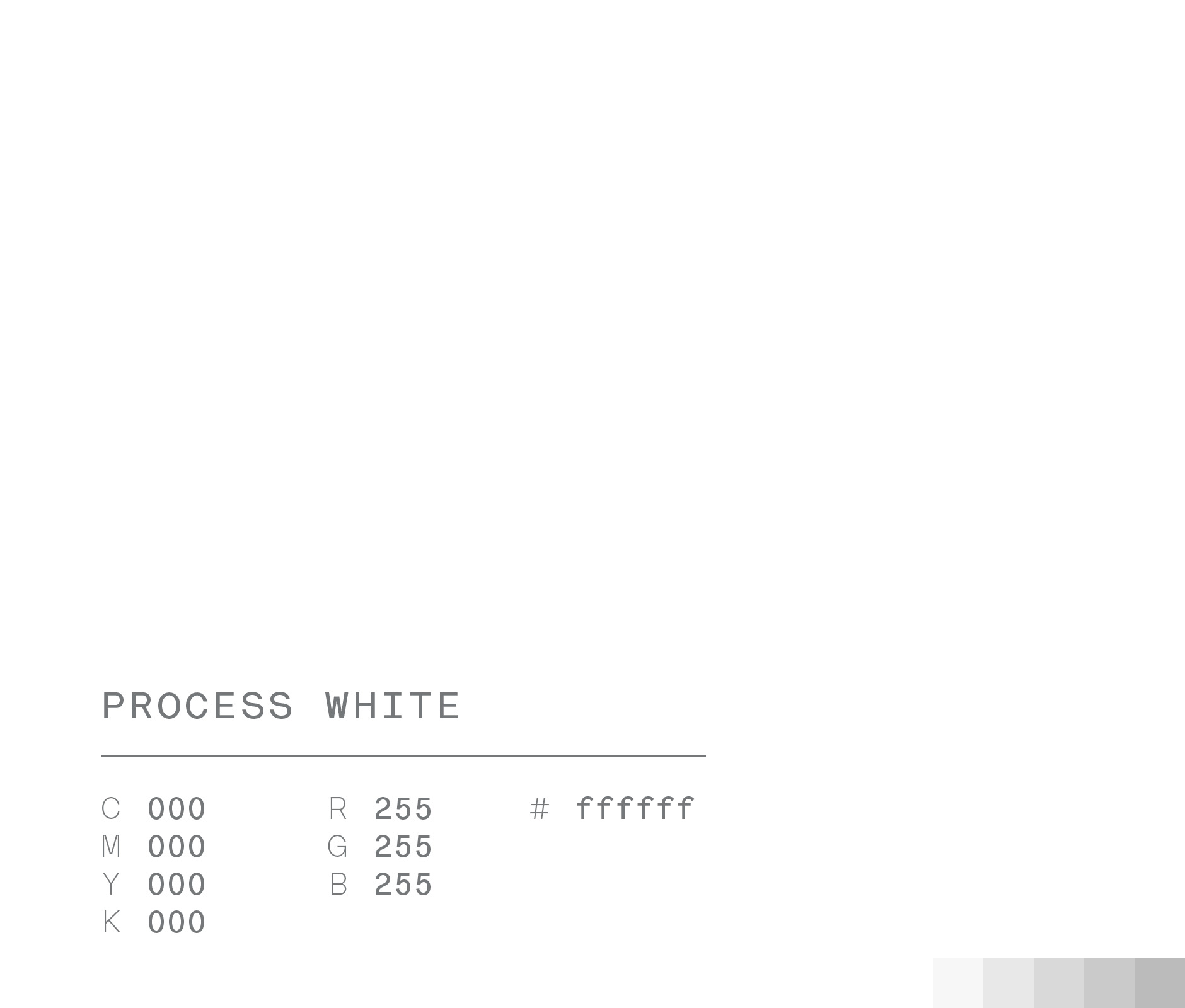 Process white