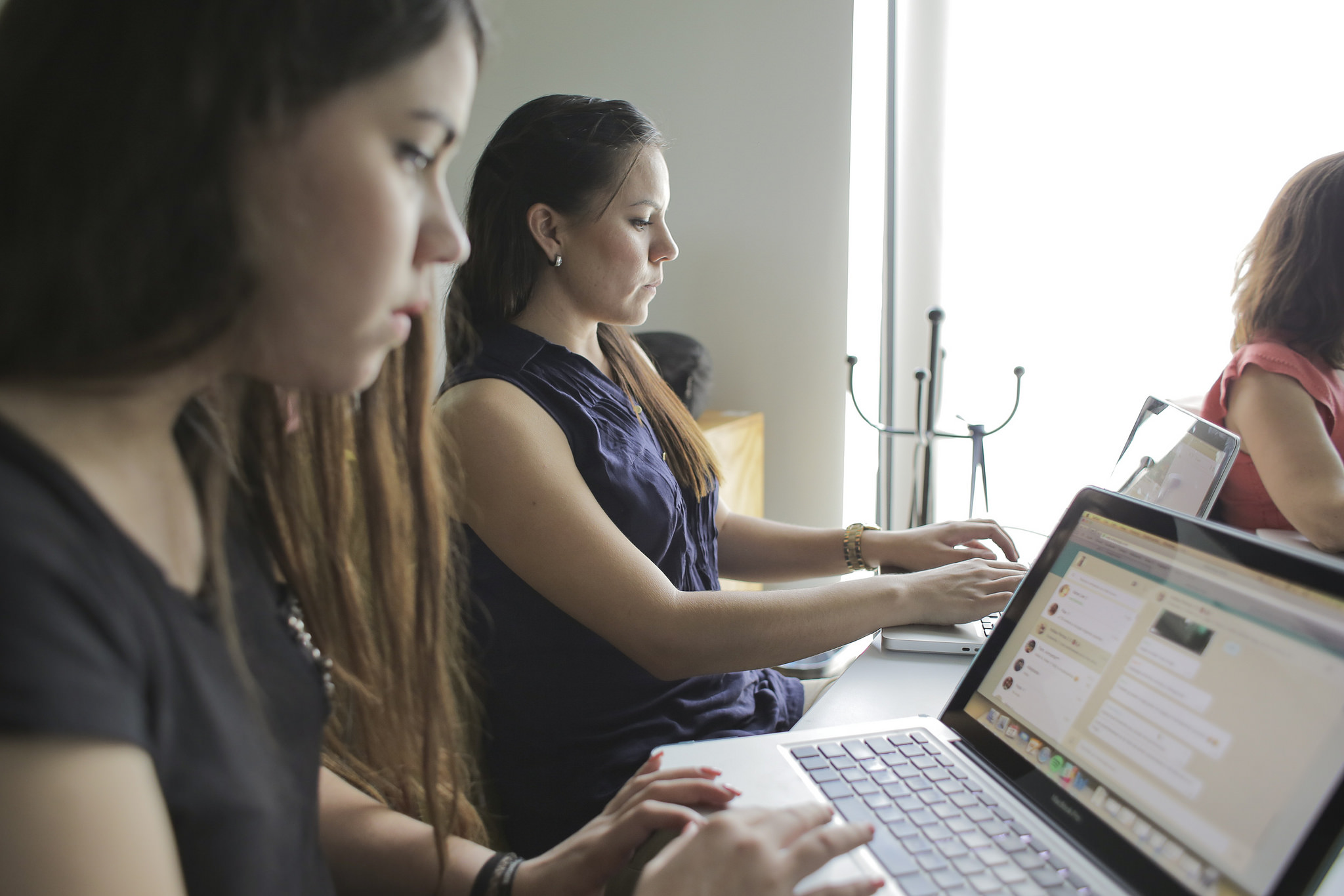 Woman working at office