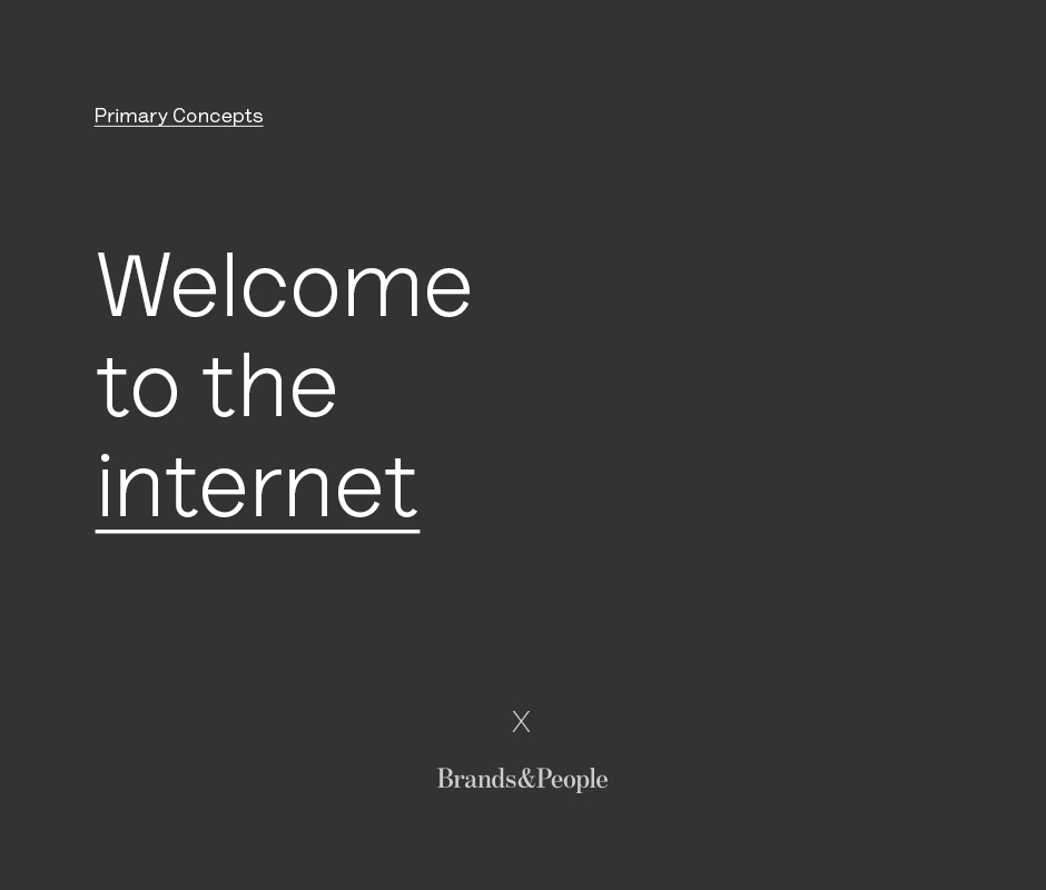 Welcome to the internet