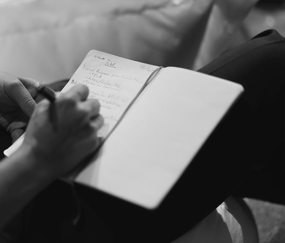 Taking notes on journal