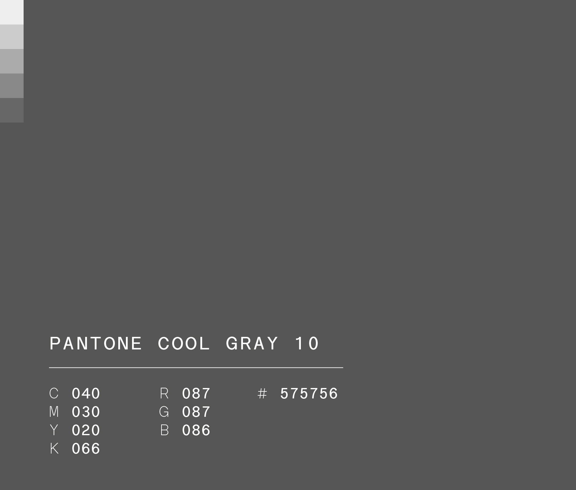 Pantone cool gray 10.