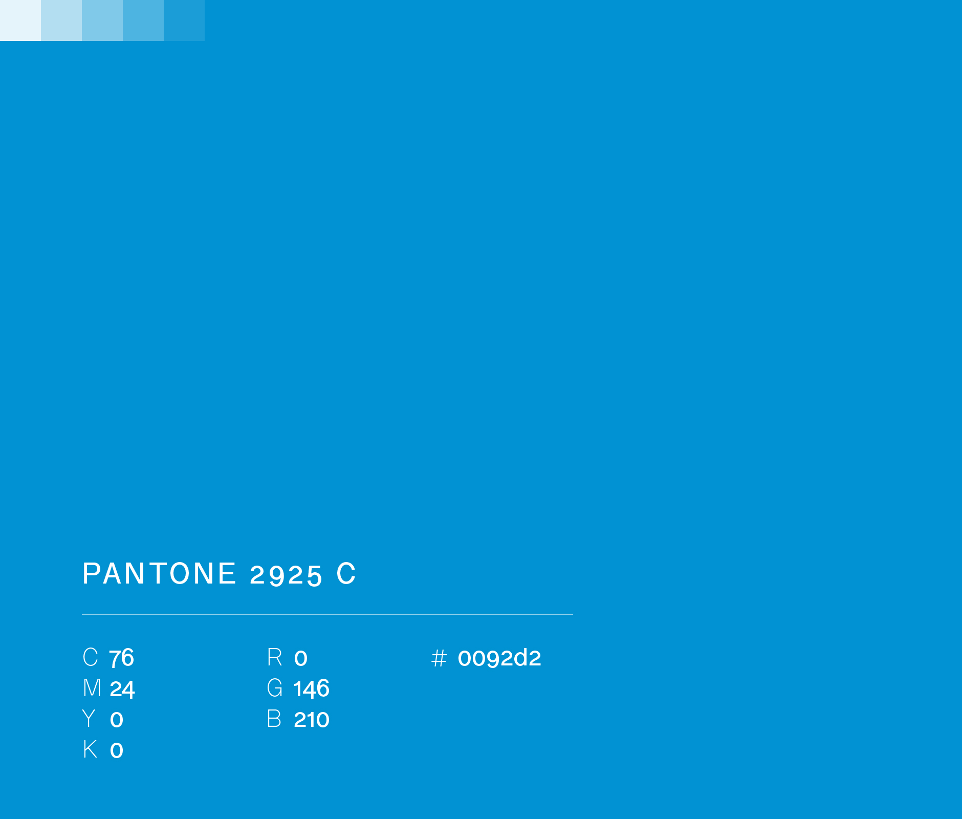 Pantone 2925 c