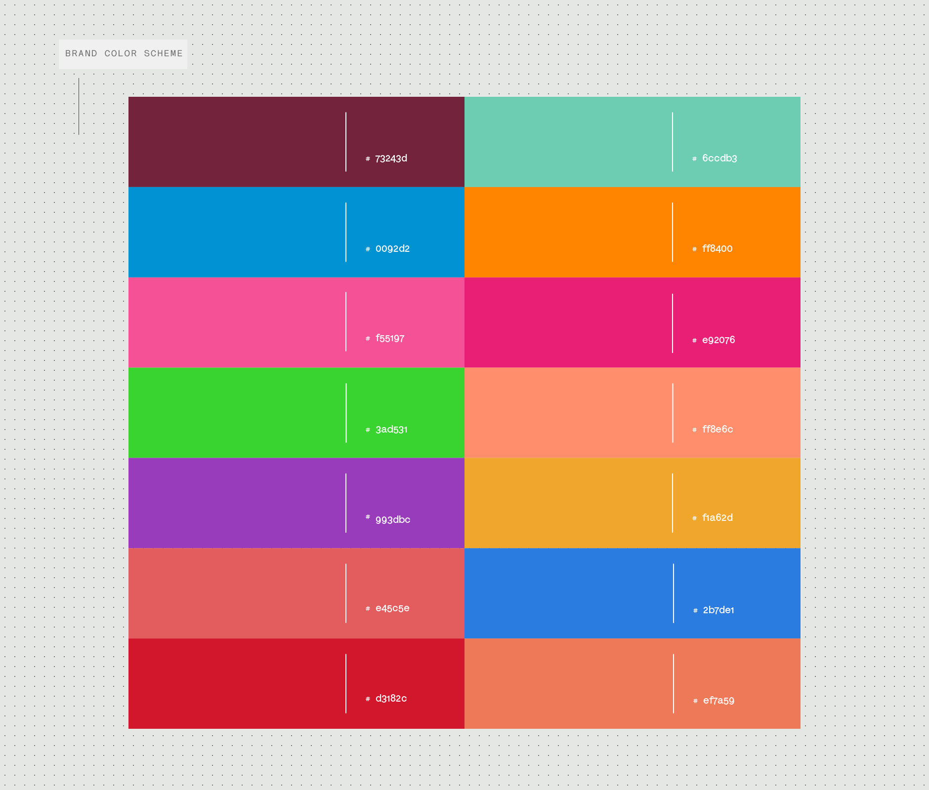 Banregio brand color scheme