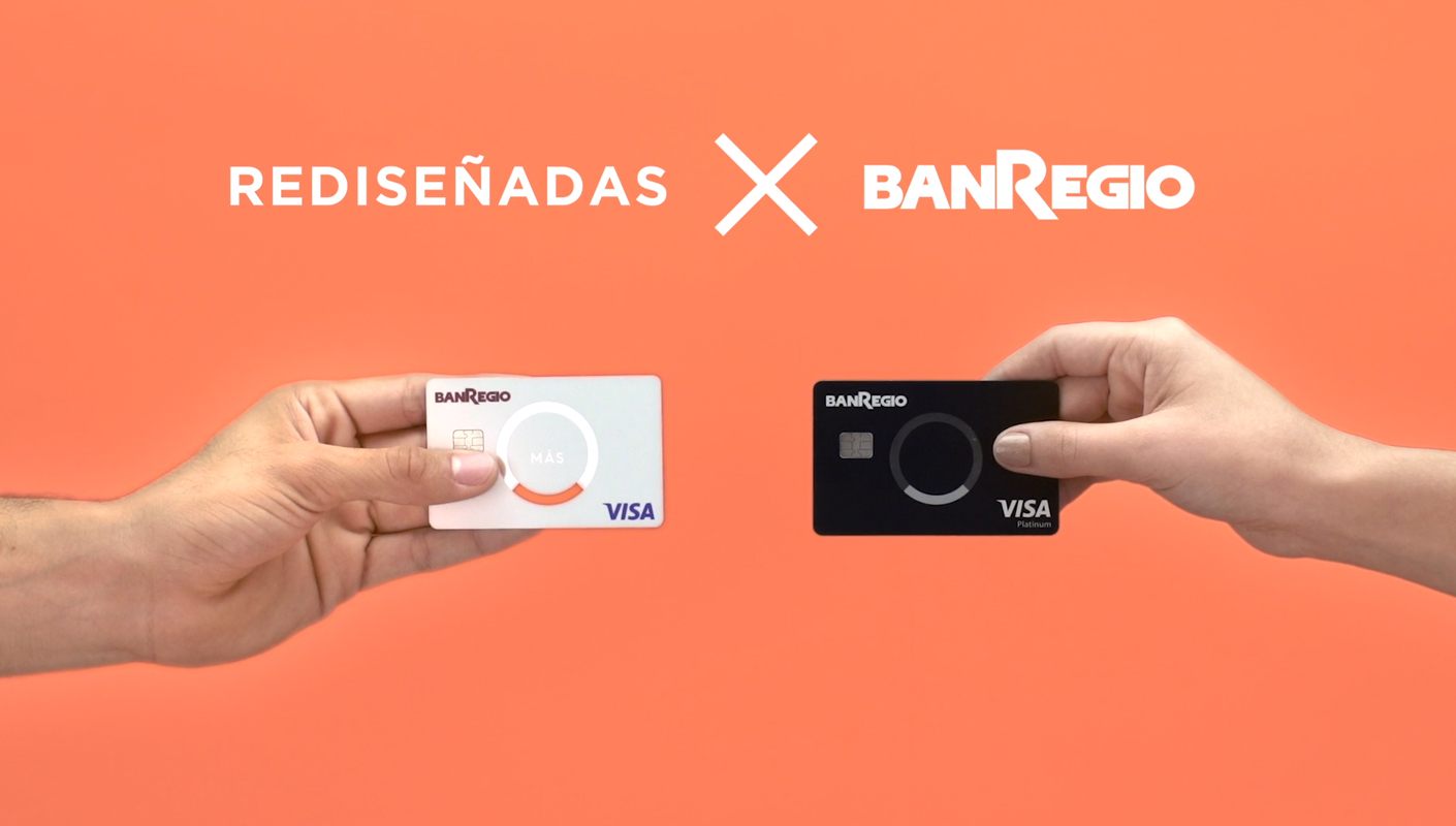 Banregio credit card redesign ad