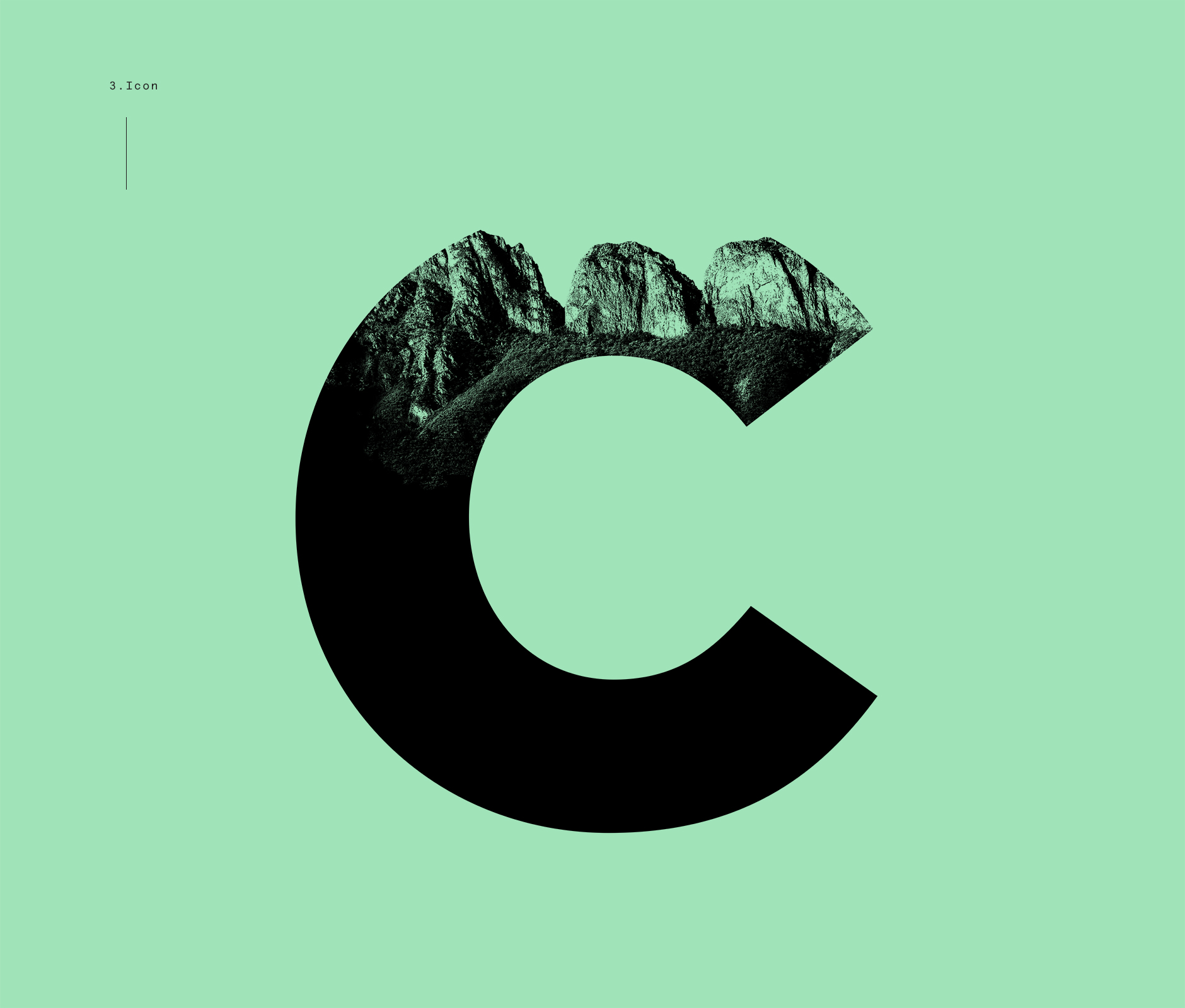 Logo design for Chipinque national park brand identit