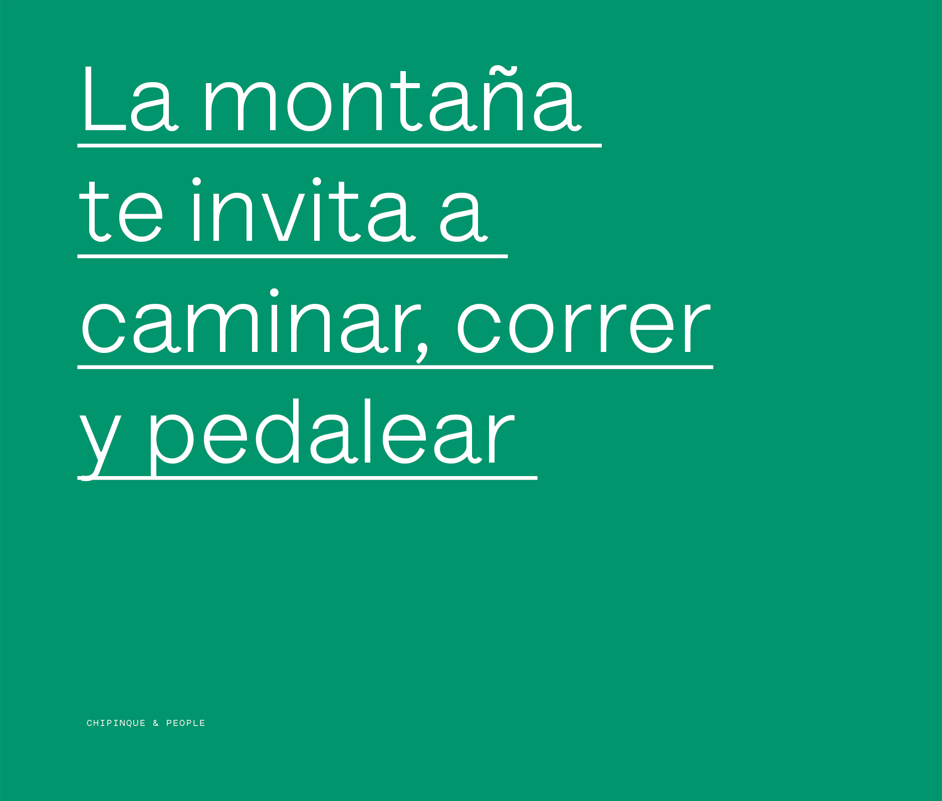 Chipinque’s national park advertising slogan