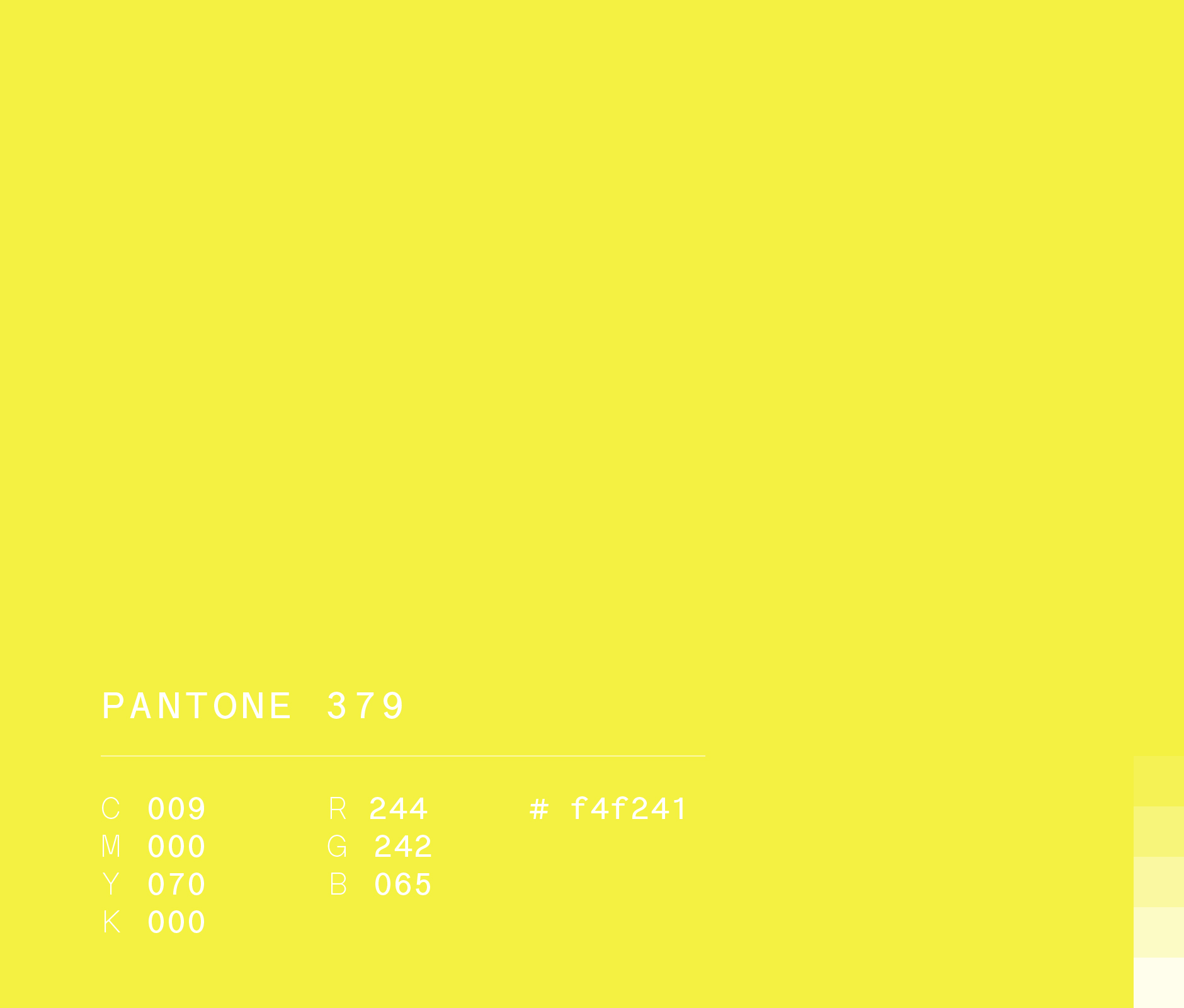 Pantone 379 used in Cecvac marketing campaign