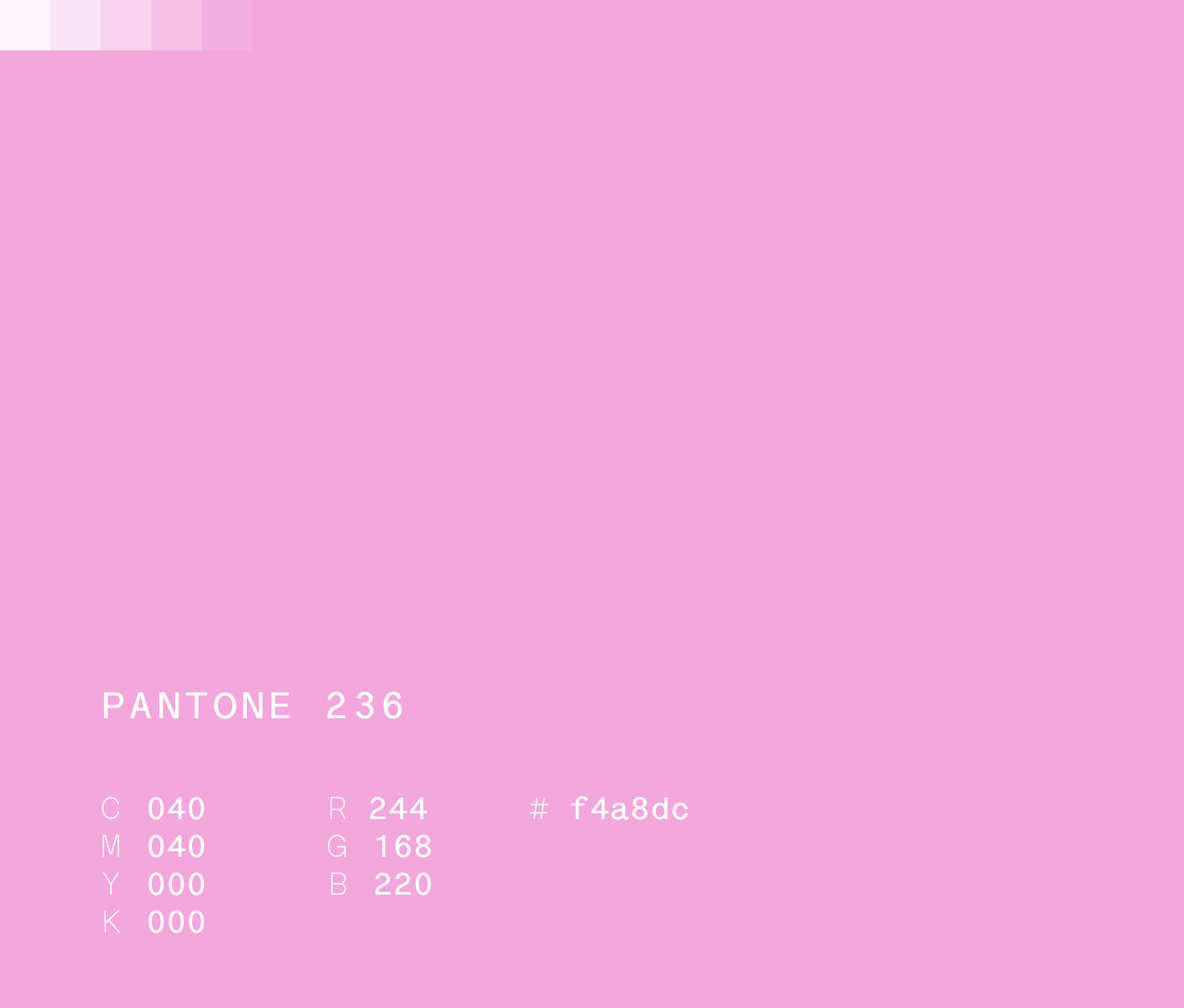 Pantone 236 