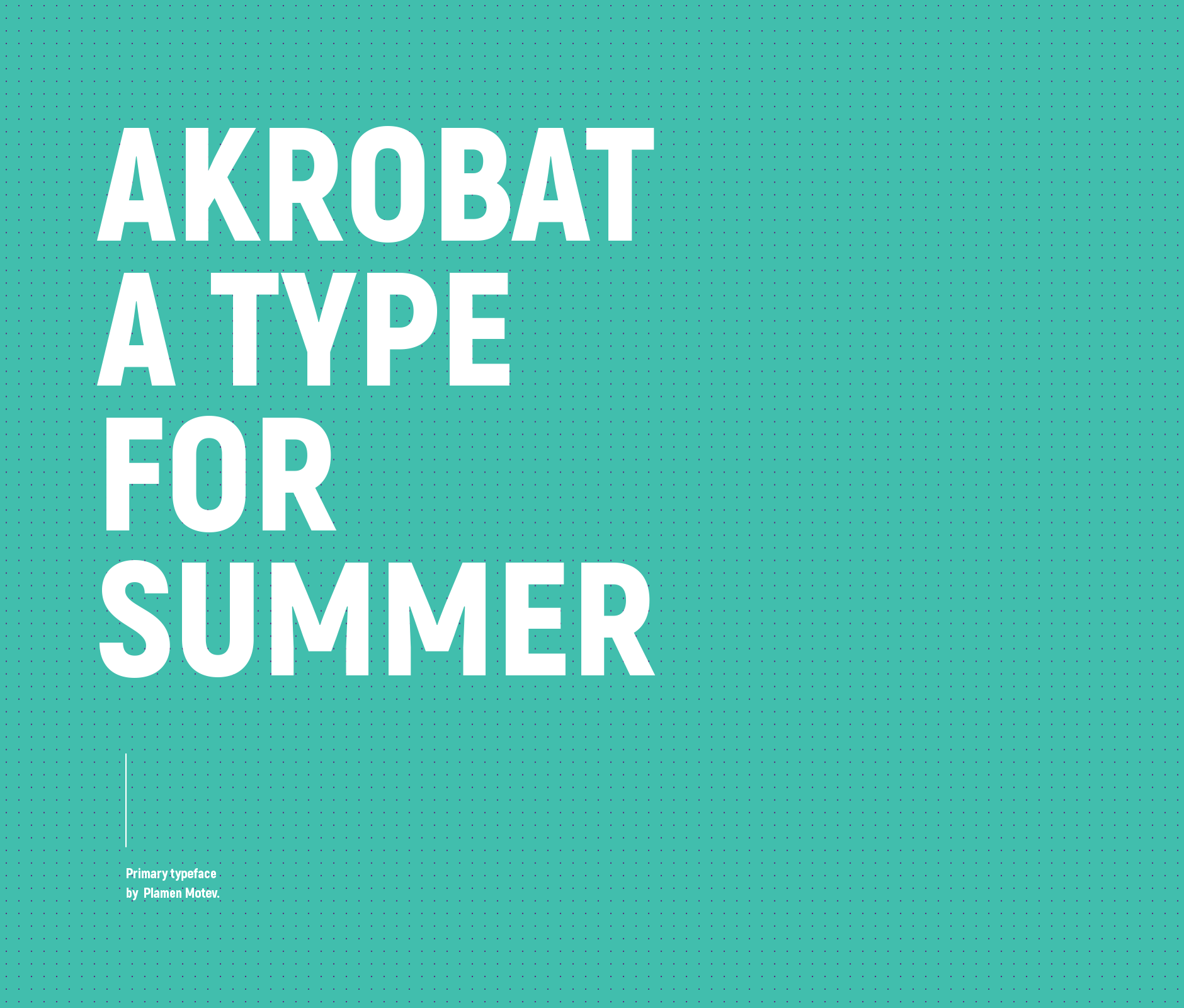 Akrobat type font used in HEB supermarket summer campaign