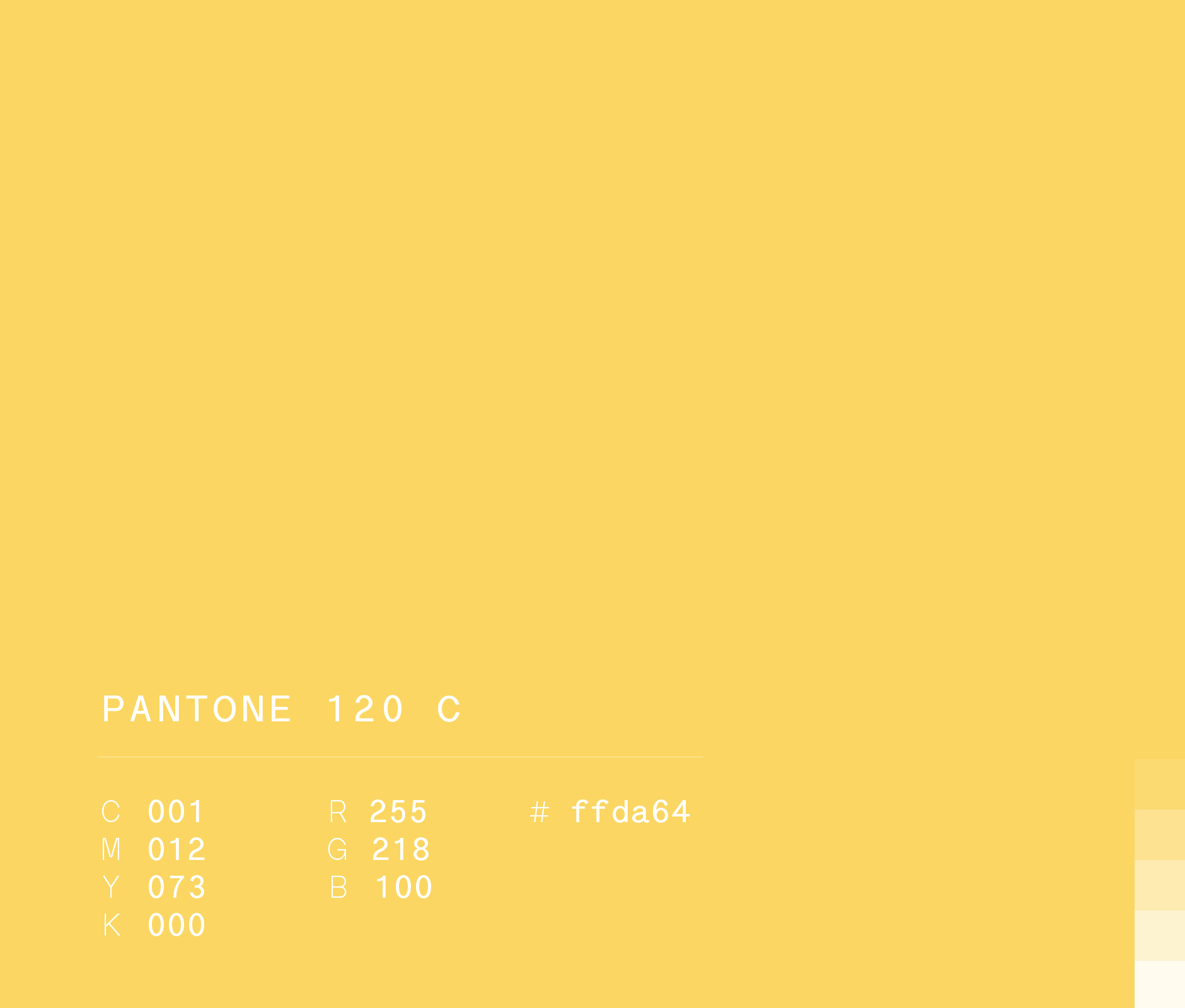 Pantone 120 C #ffda64 used in supermarket campaign