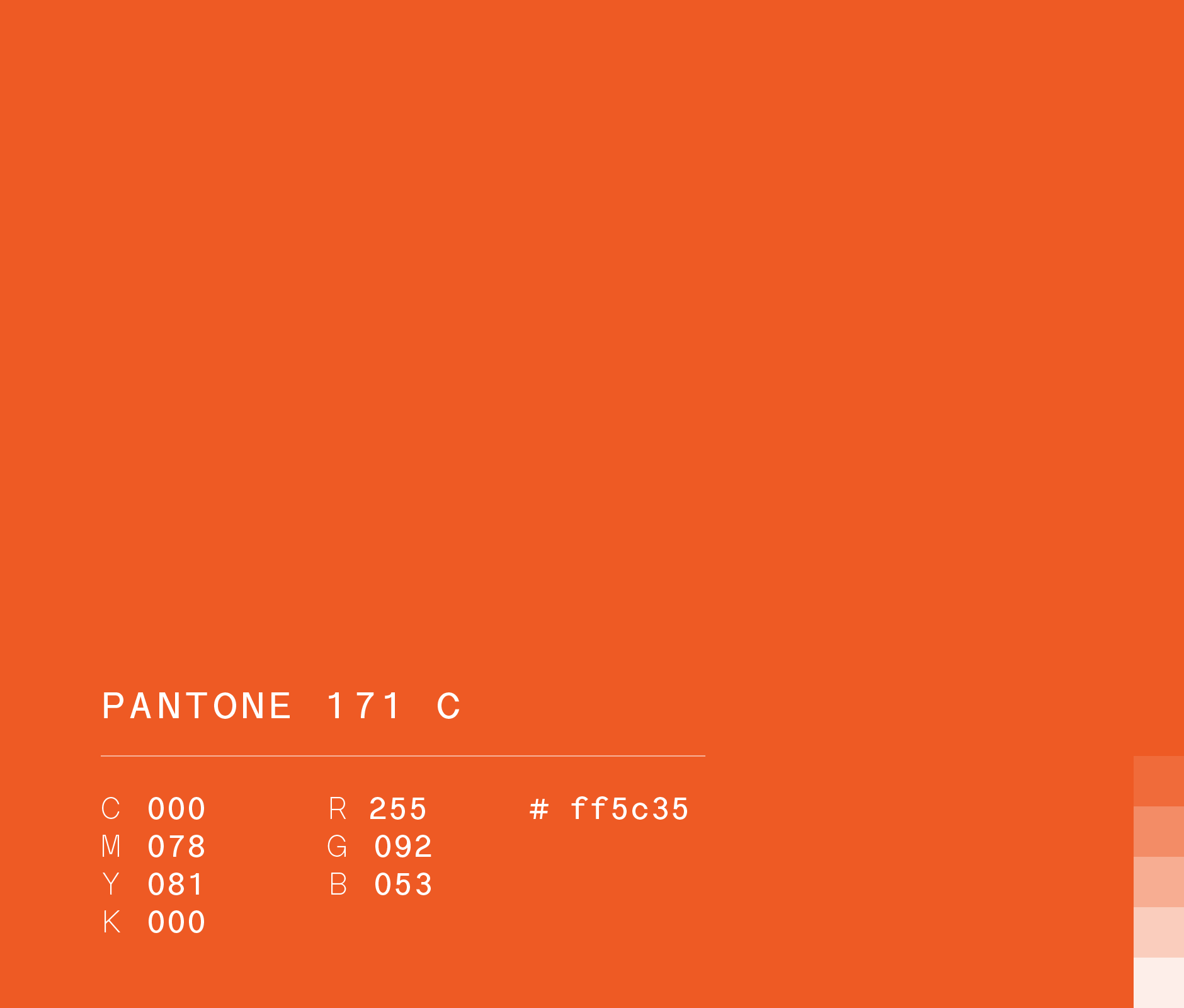 Pantone 171 c used in Marco brand identity