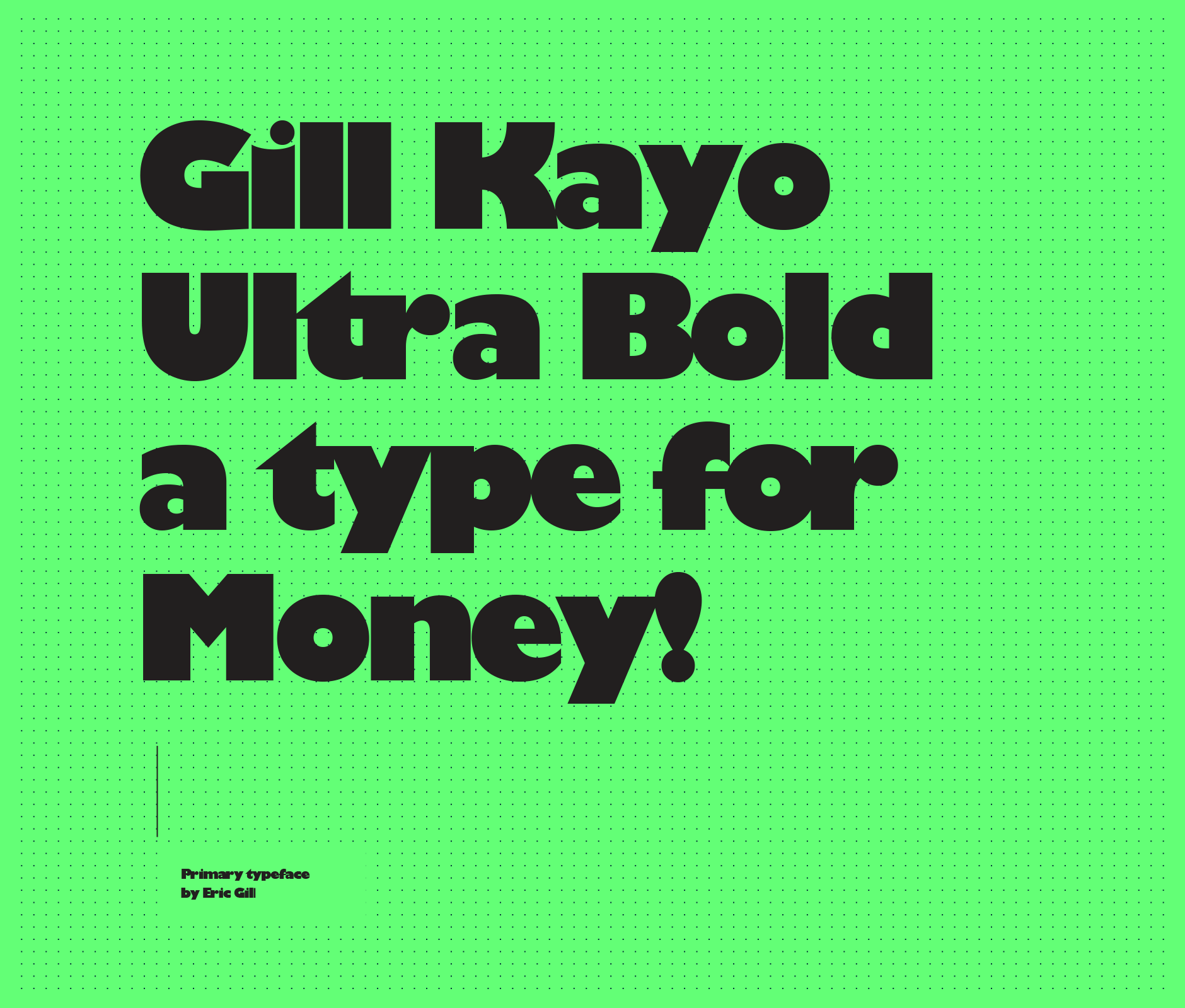 Gill Kayo Ultra Bold typography font used in Hey Banco digital bank marketing campaign