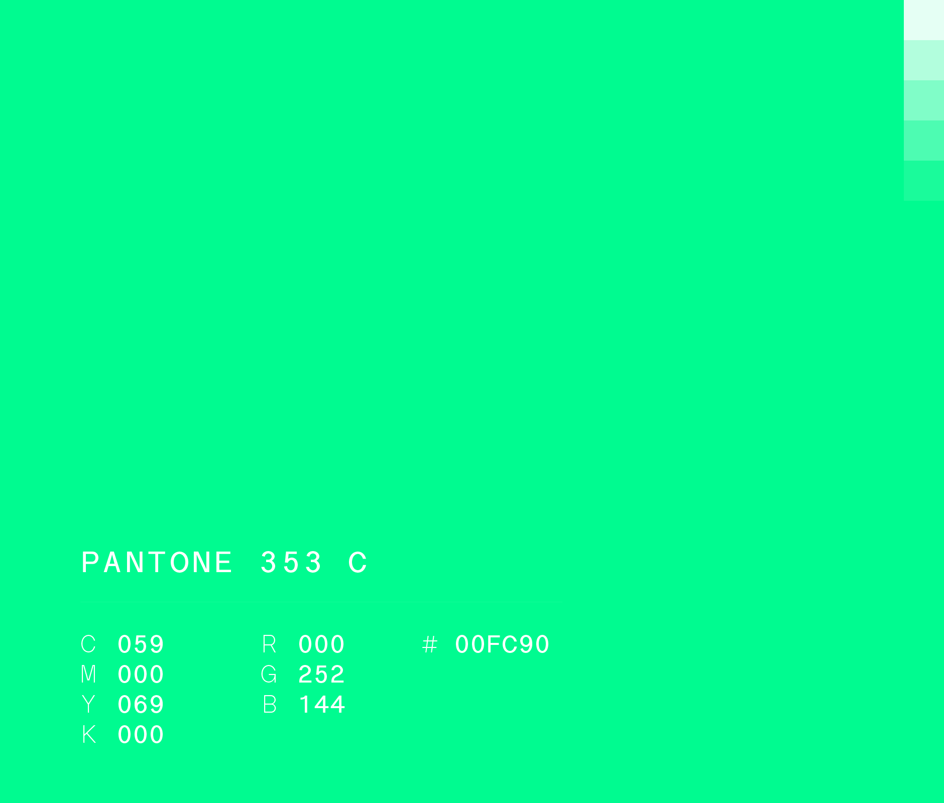 Pantone 353 c