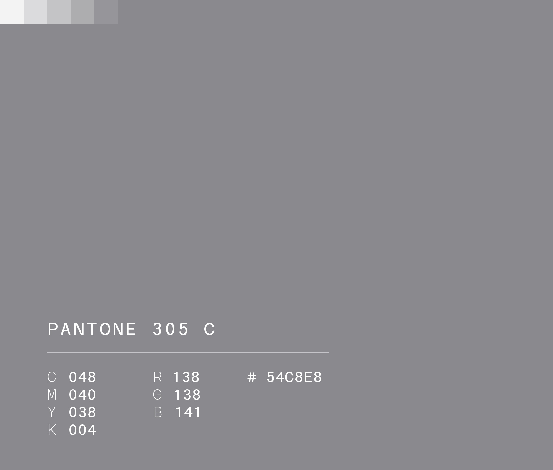 Pantone 305 c #54c8e8 used in Principia Brewery visual identity