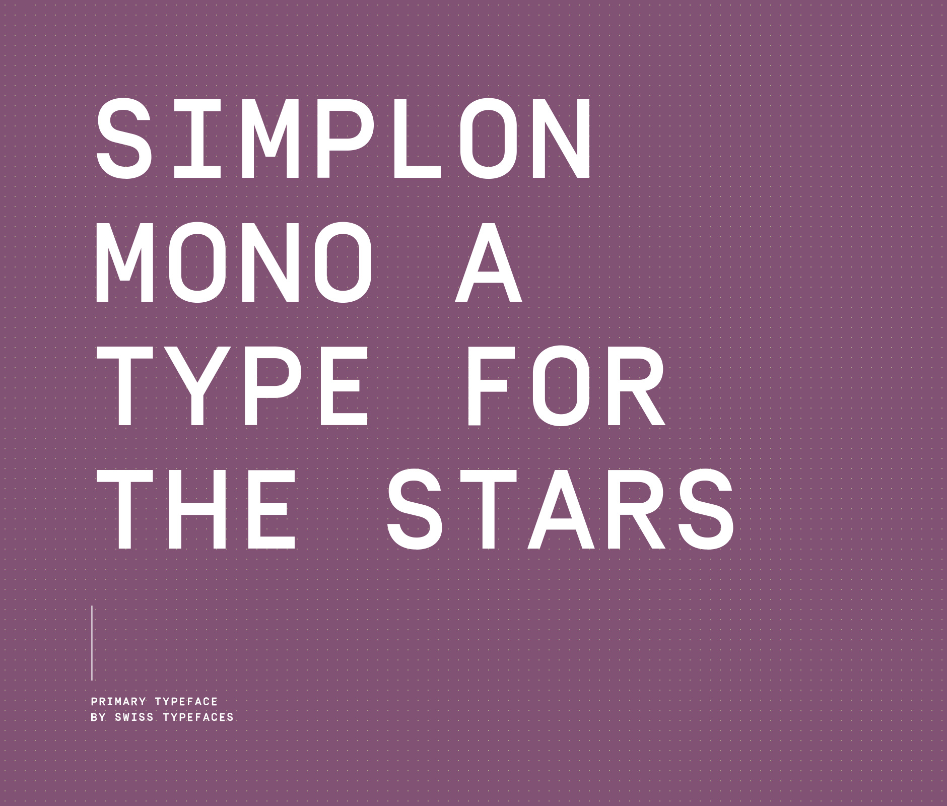 Simplon Mono typography font used in Principia Brewery visual identity