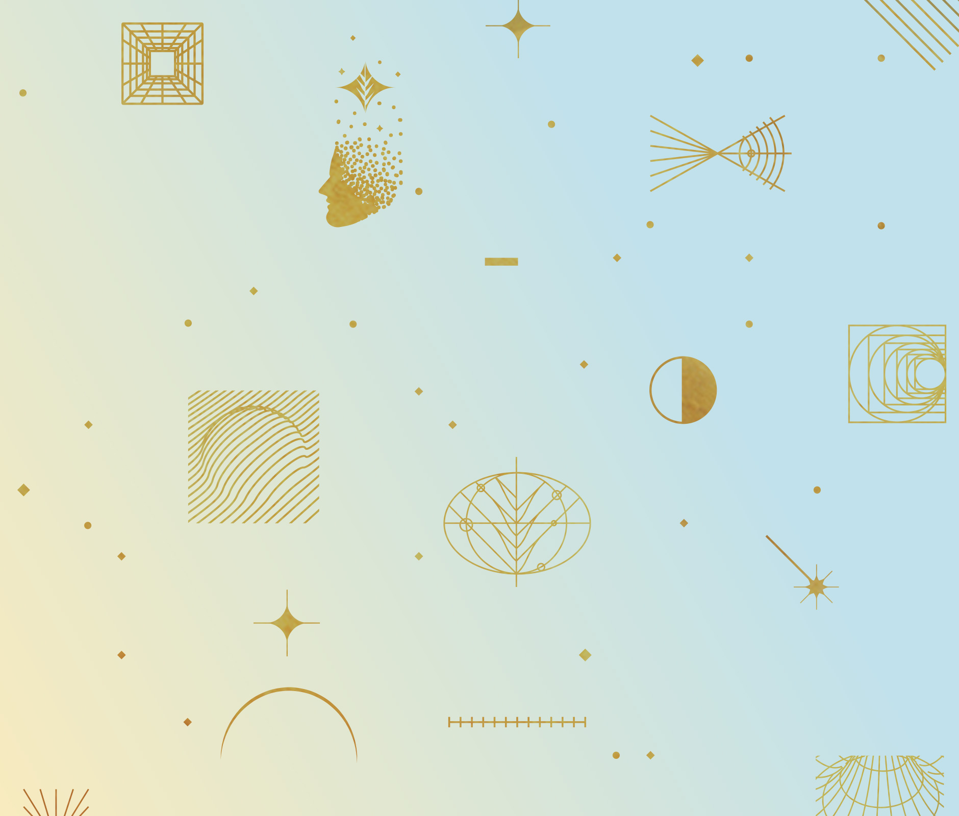 Elegant astrological icon designs for Principia Brewery