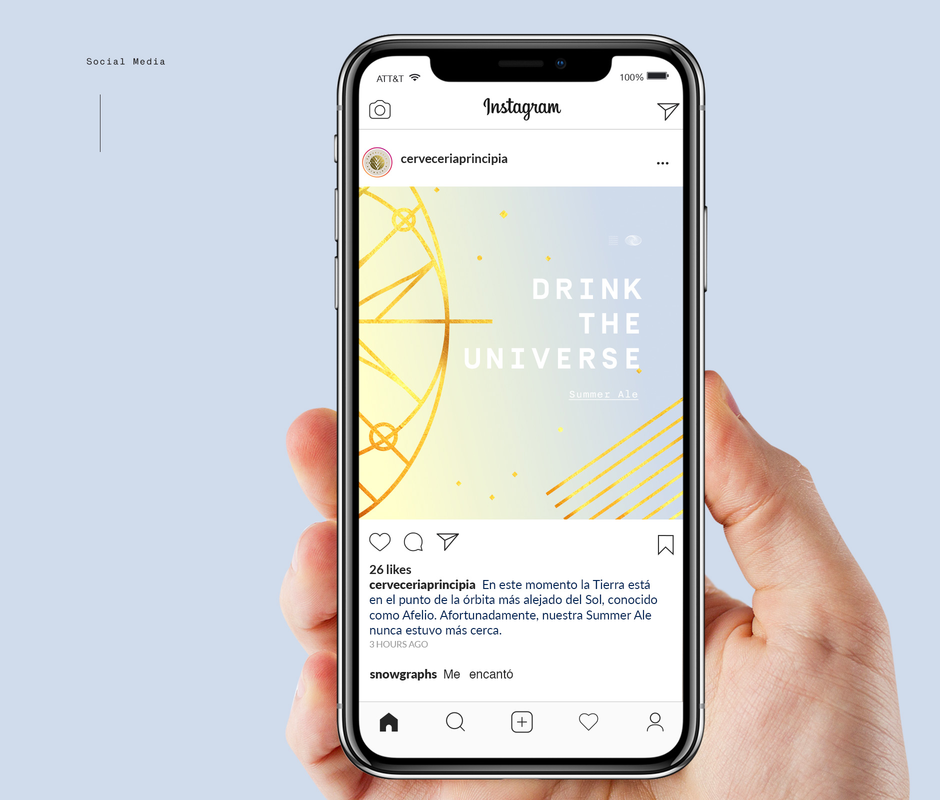 Principia Brewery instagram ad design