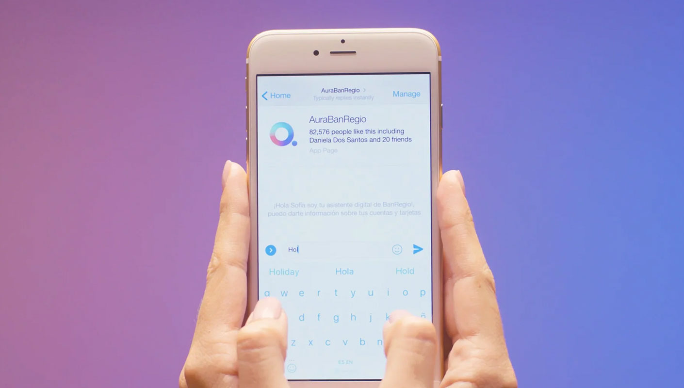 Banregio Aura app ad