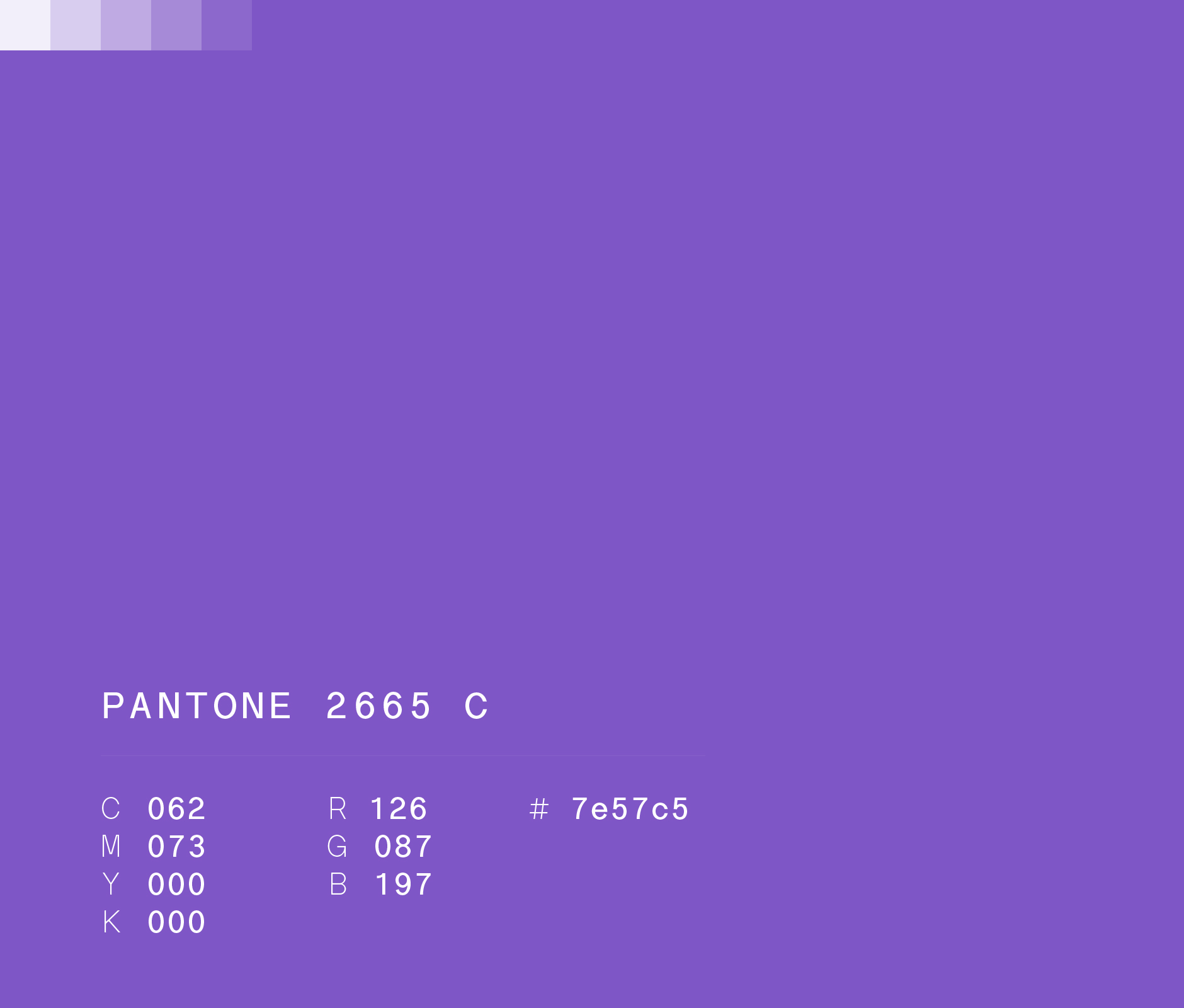Pantone 2665 c