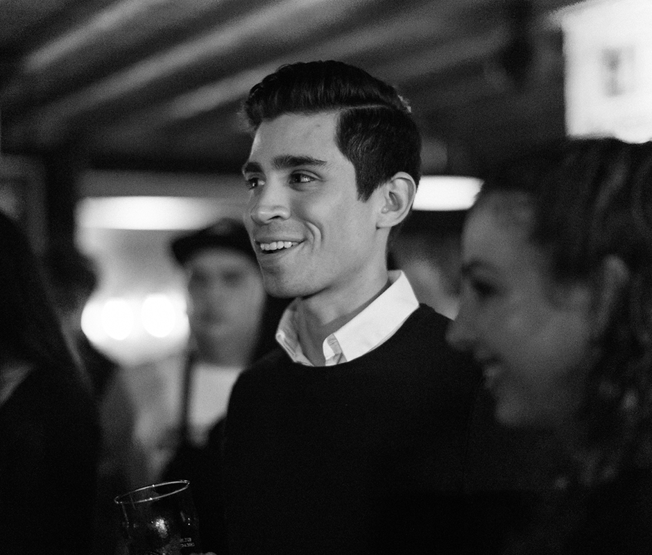 Diego Garza at Brands&People christmas party