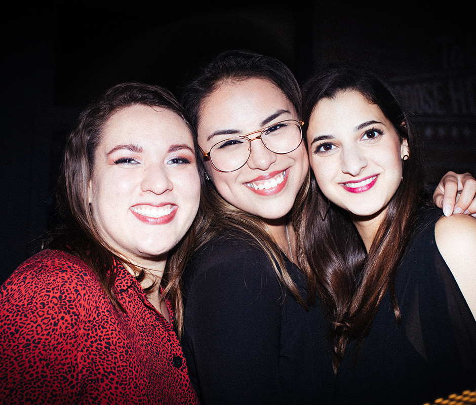 Tree friends posing for picture