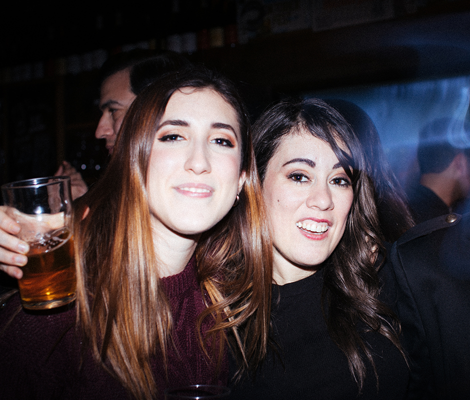 Friends pictured together at party