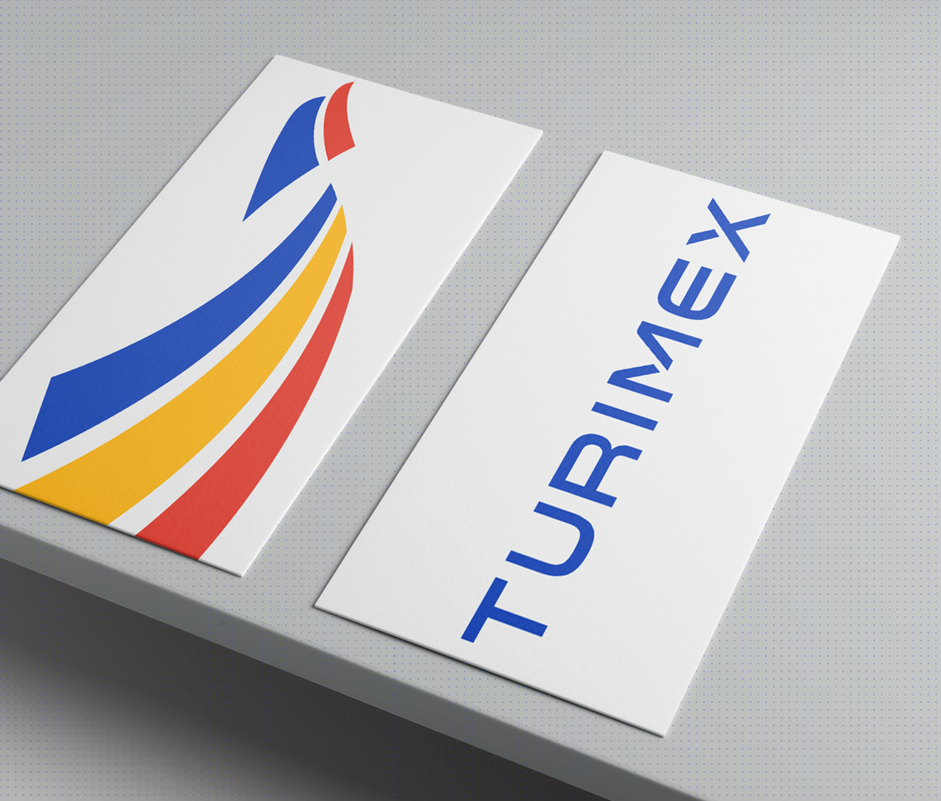 Turimex mexico tourism travel bus ticket envelope design