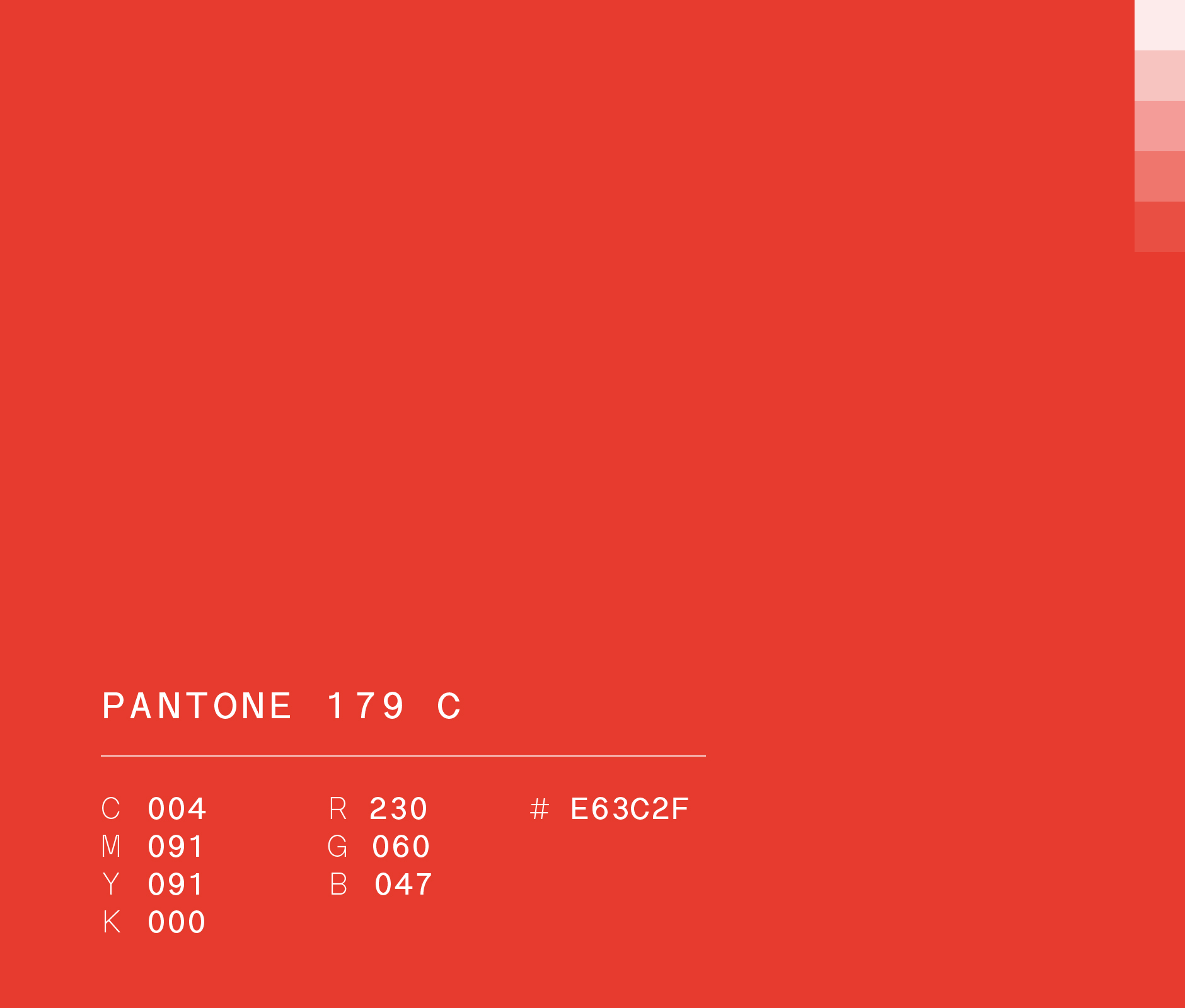 Pantone 179 c #E63C2F used Transportes del Norte rebranding of identity