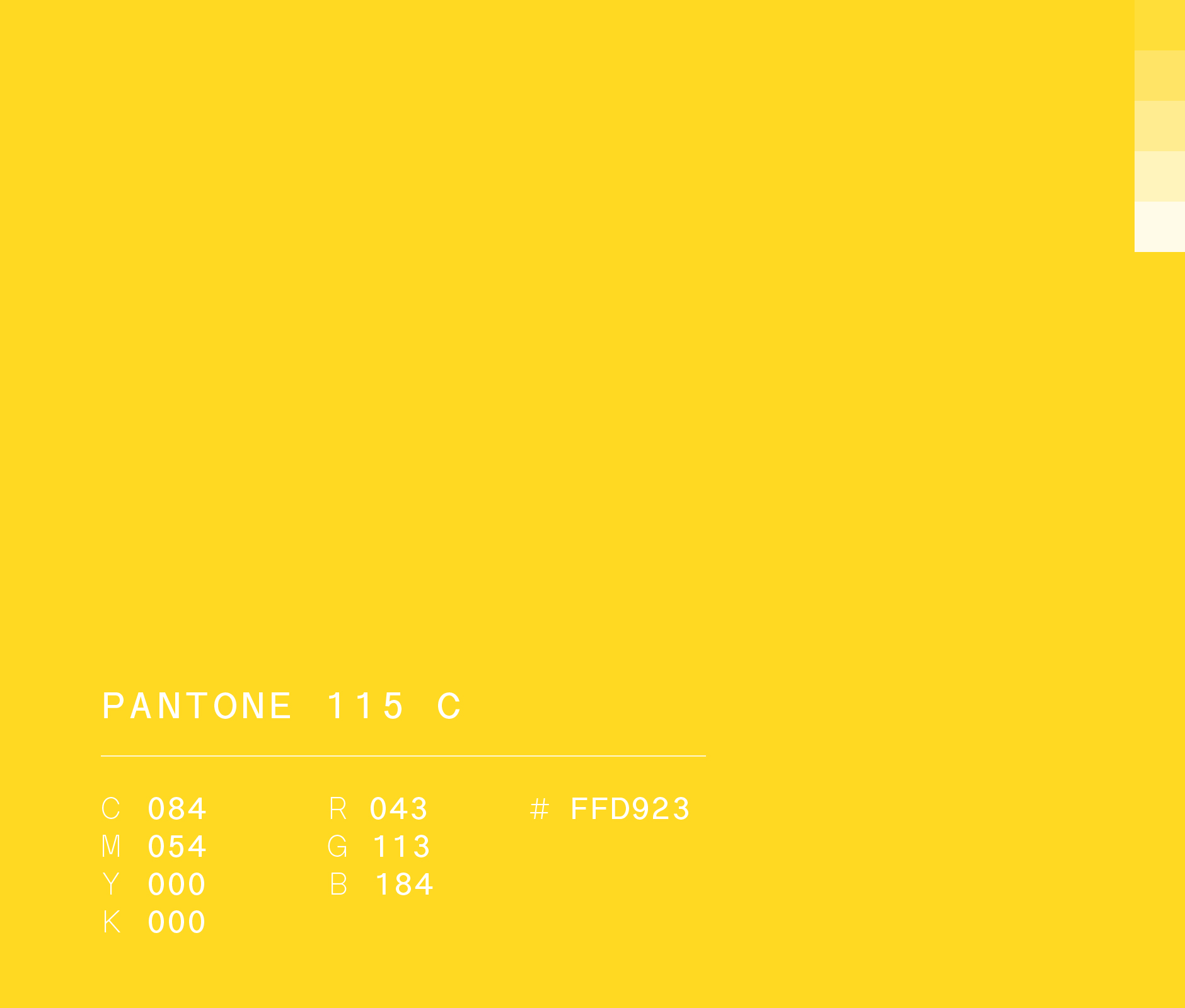 Pantone 115 c used in Senda bus brand identity
