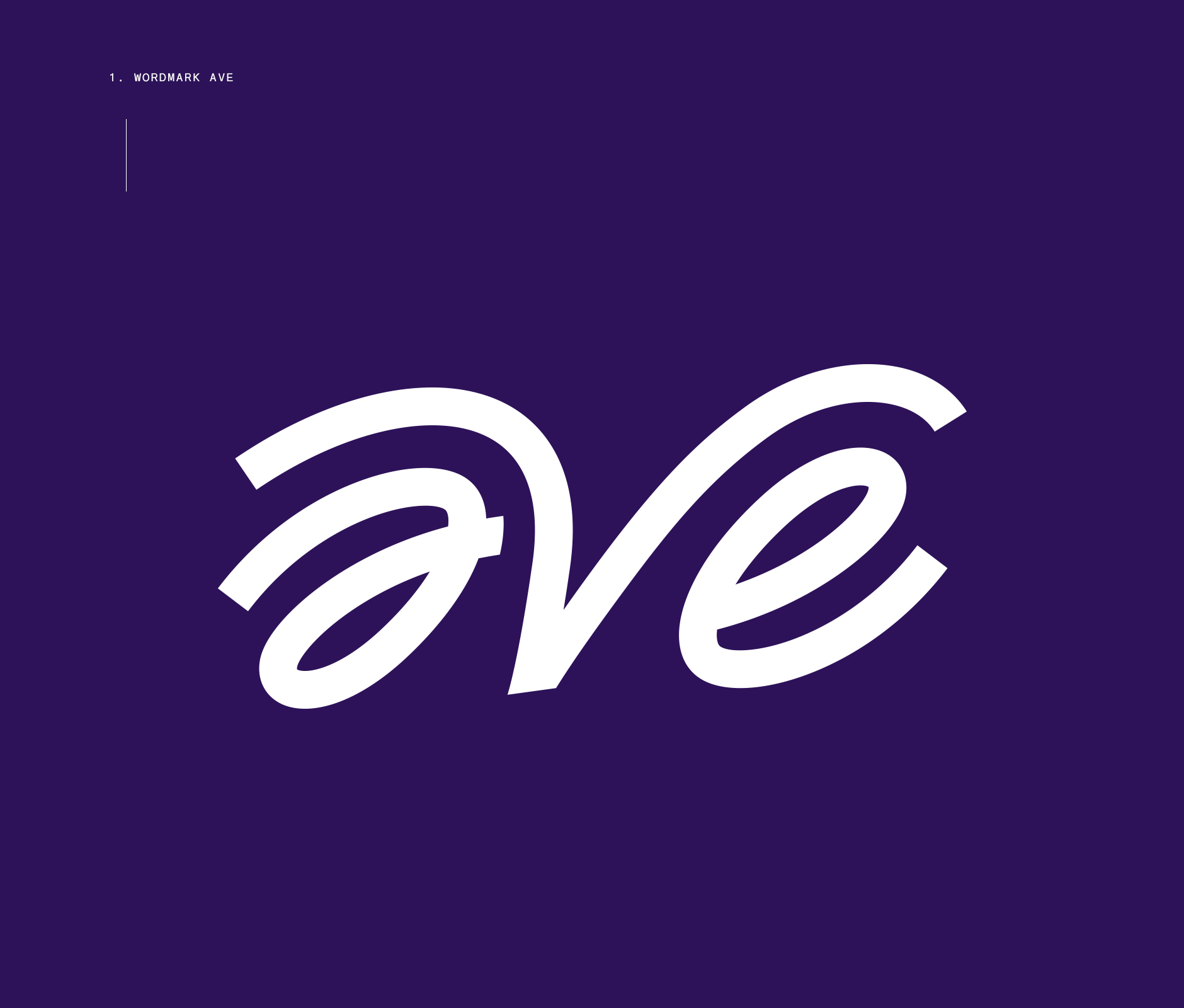 Wordmark for Ave travel buses