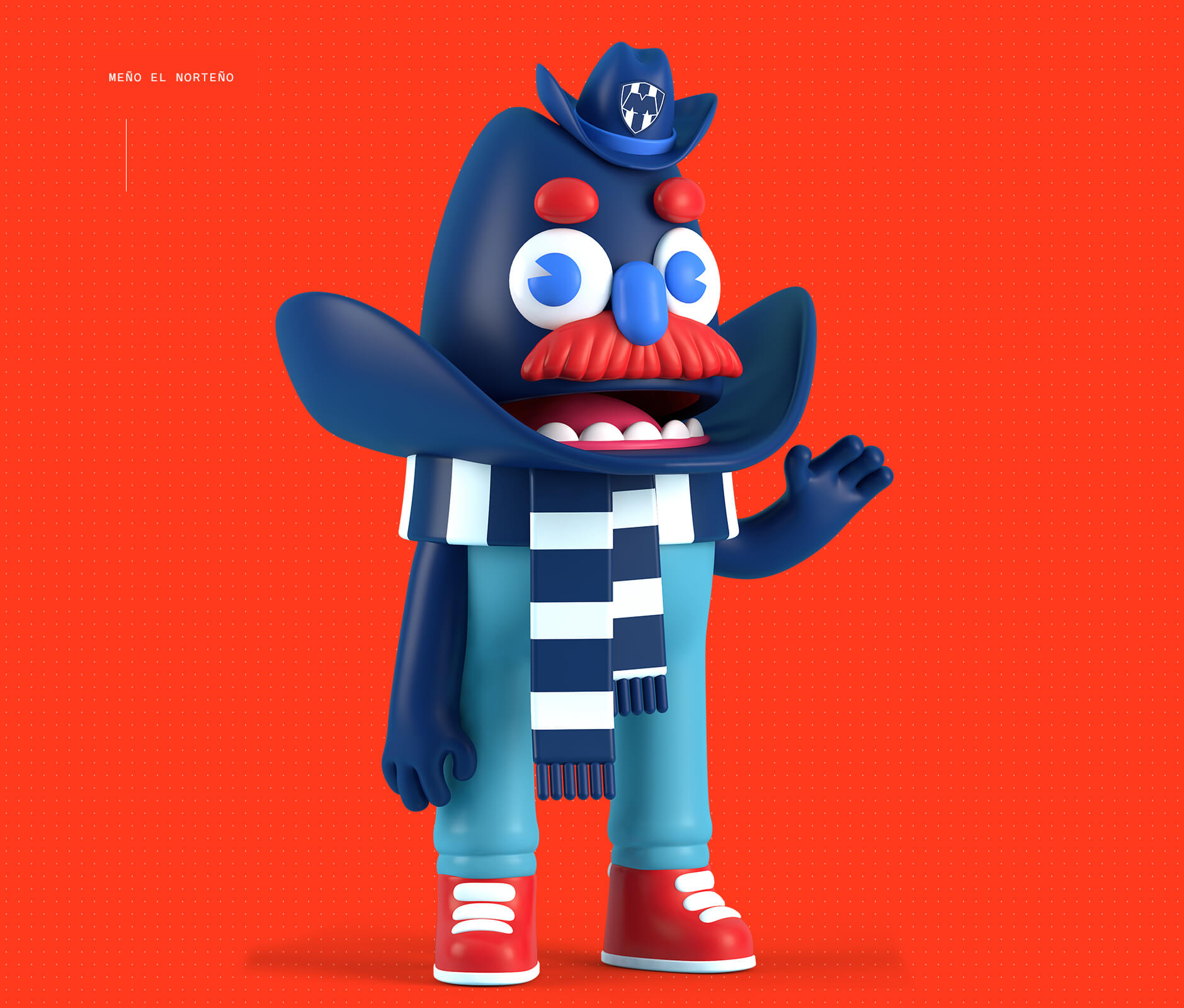 Rayados Kids 3D animated character