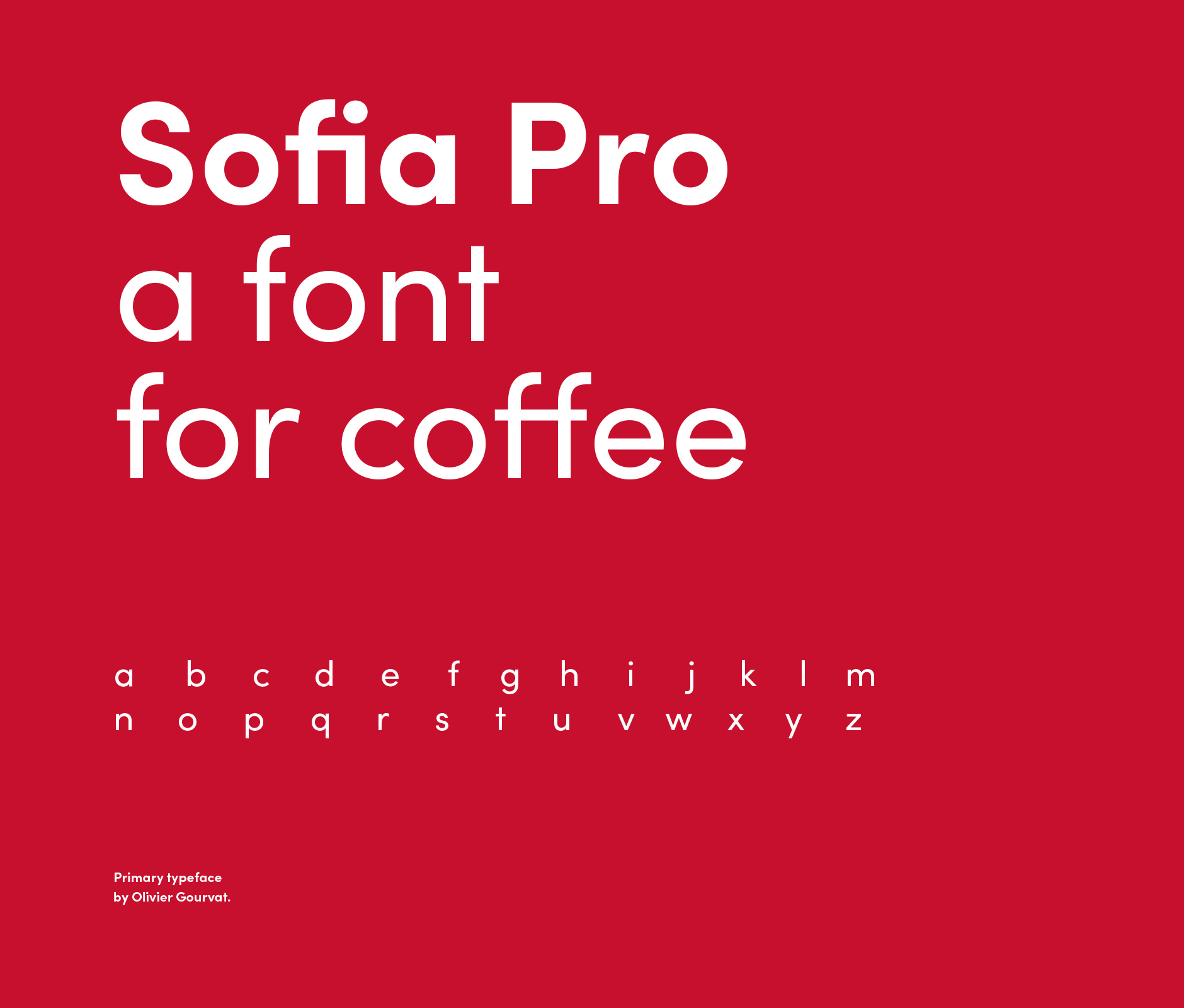 Sofia Pro typography font used in Tim Hortons Mexico Marketing Campaign