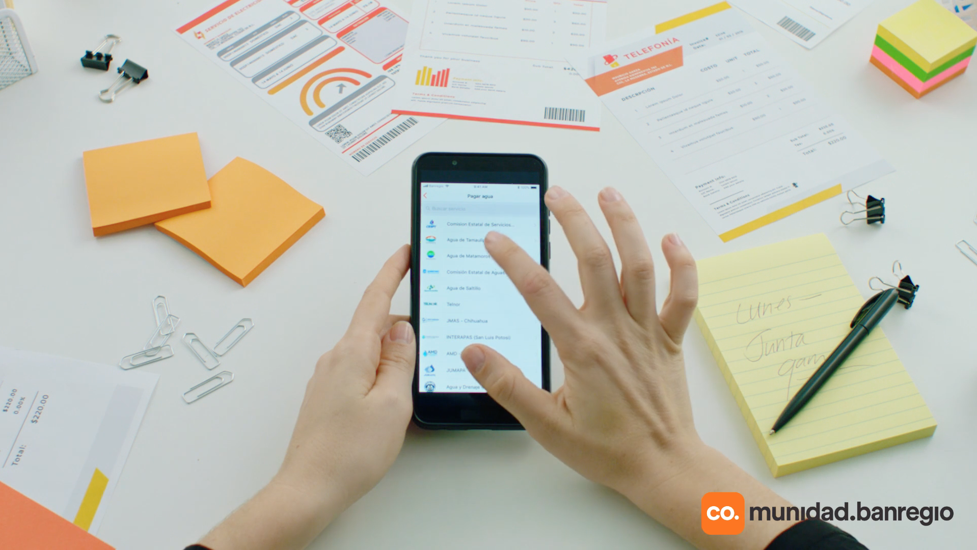 Banregio payment methods ad