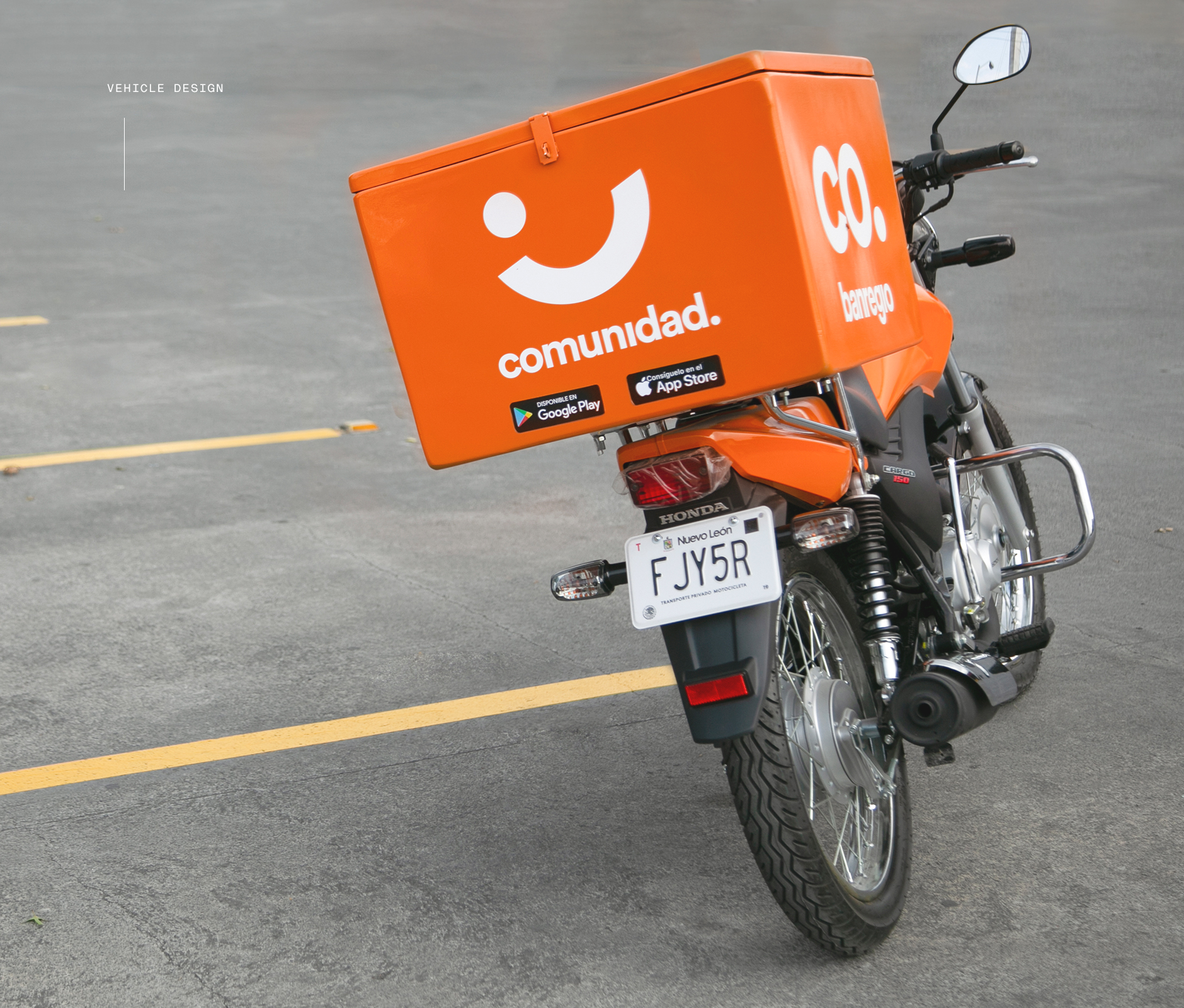 Banregio COmunidad delivery vehicle design