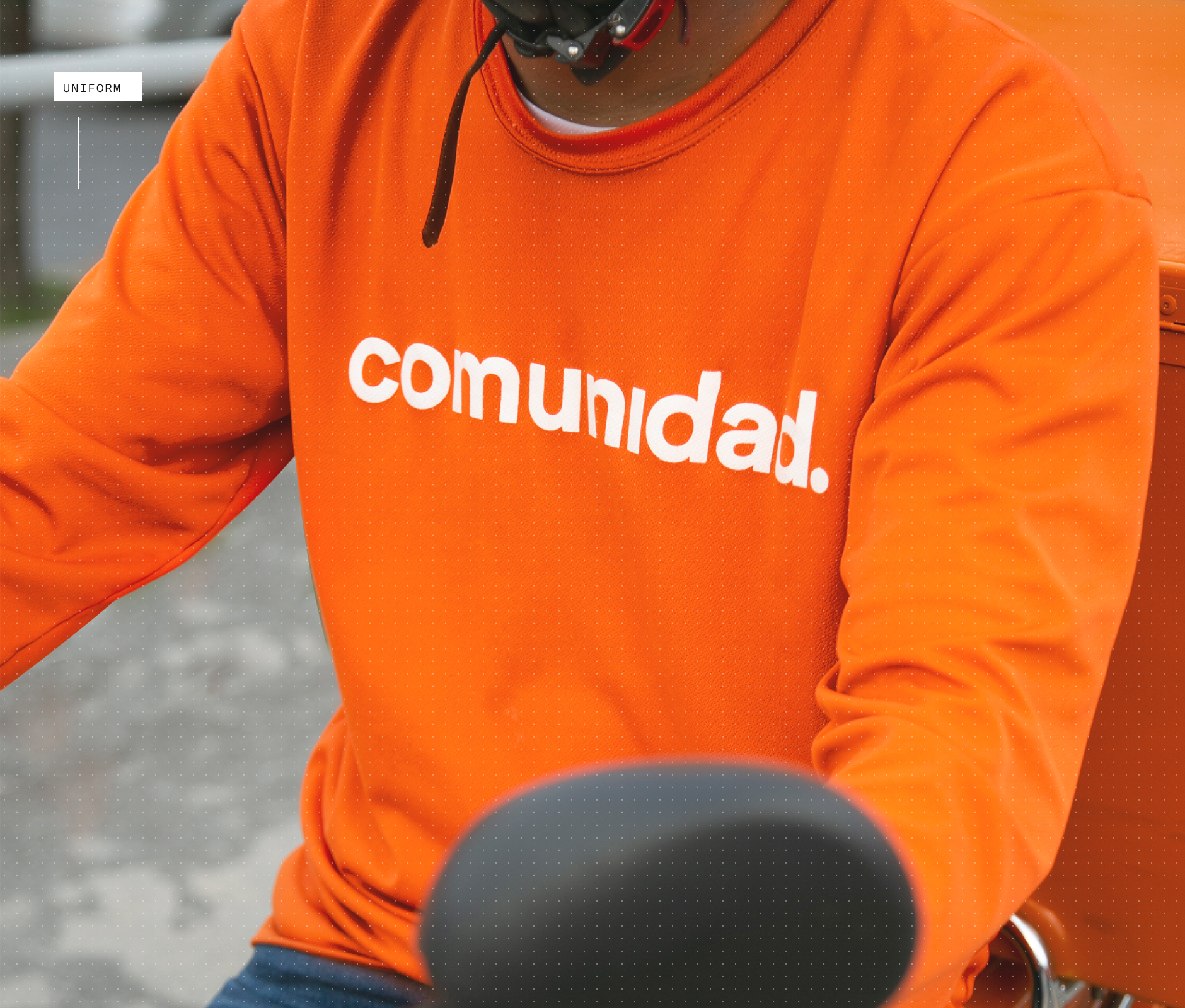 Banregio COmunidad delivery man uniform design