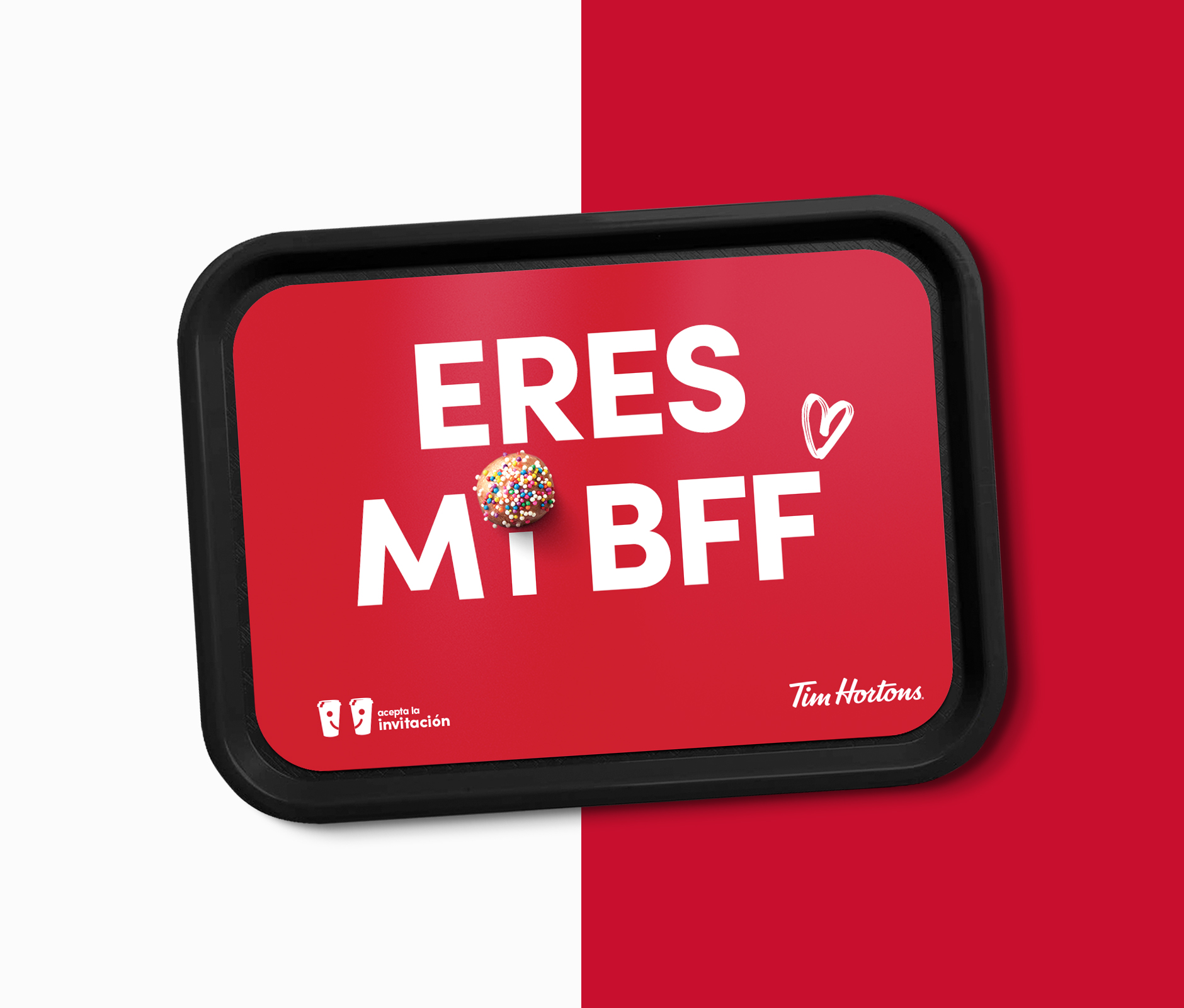 Design concept for Tim Hortons Mexico food tray 