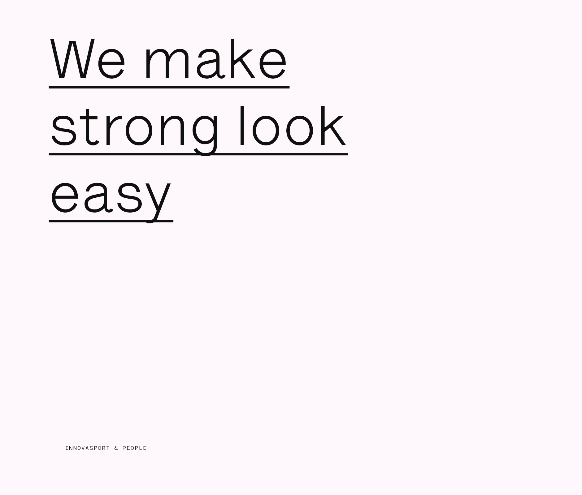 Innova Sport She Lives Sports campaign tagline