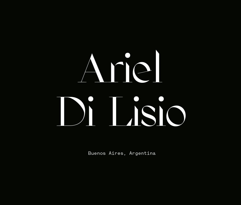 Ariel Di Lisio graphic designer from Buenos Aires Argentina 