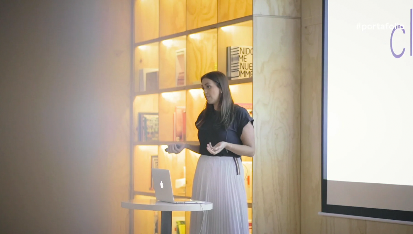 Mel Barajas Elevator pitch conference