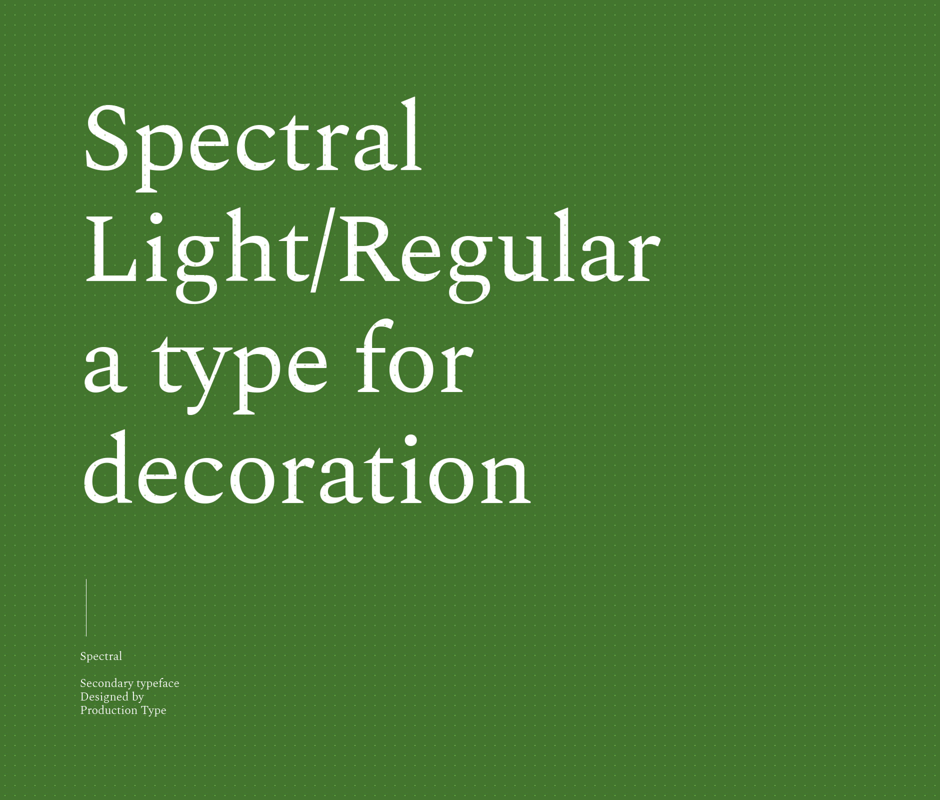 Spectral light regular typography font used in Housemap visual identity