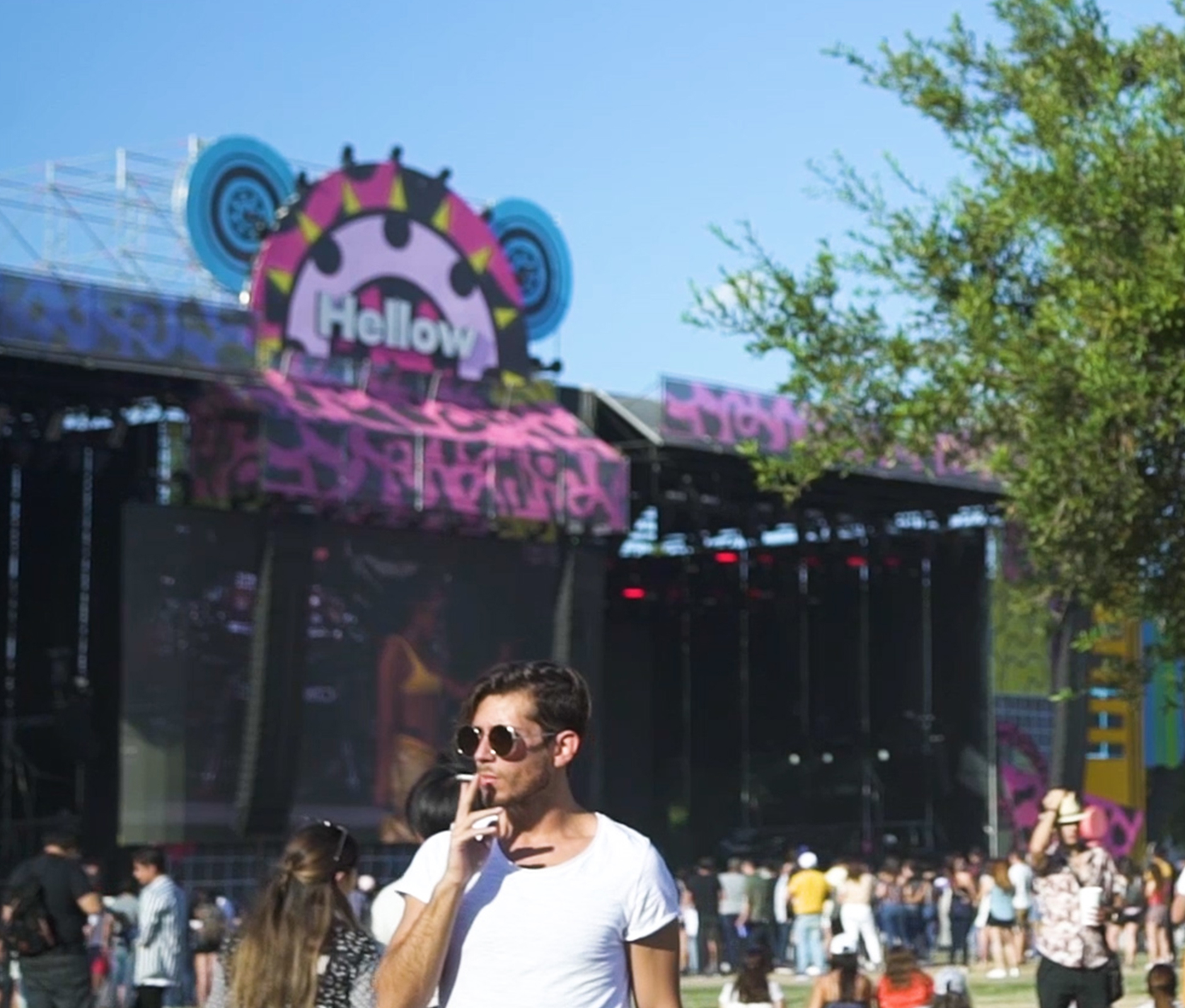 Hellow Festival stage design 