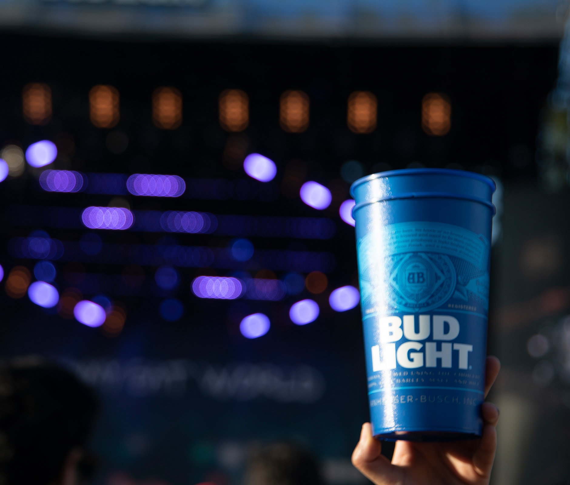 Bud light liter cup used in concert music festivals