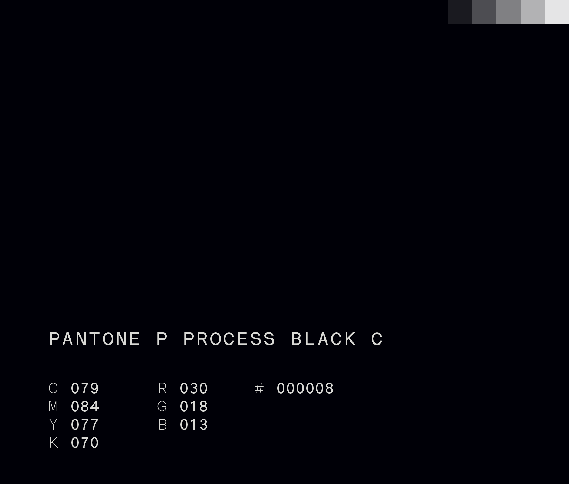 Pantone p process black c #000008 used in Hellow Fest logo design