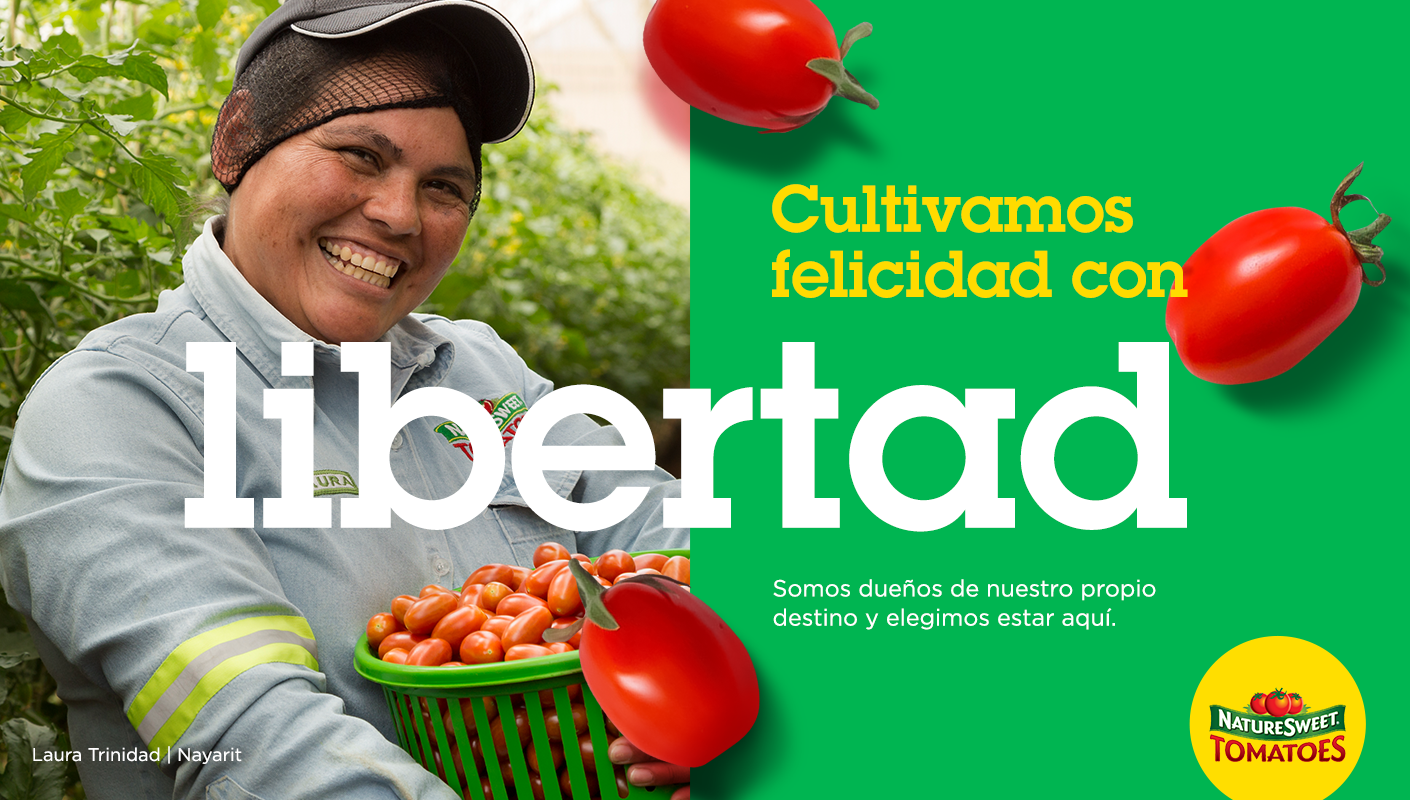 Nature Sweet Tomatoes Mexico marketing campaign