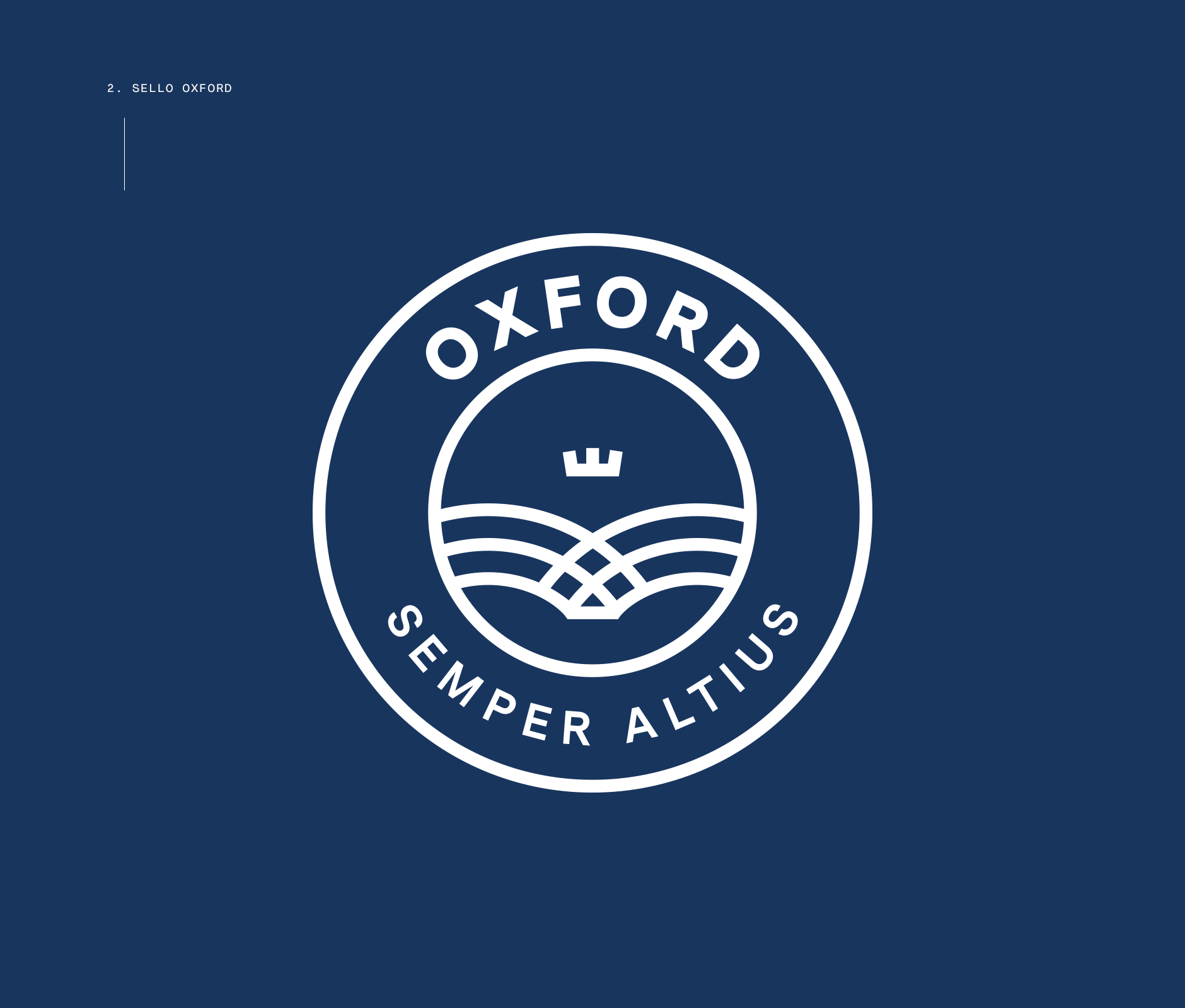 Oxford Semper Altius school institute shield logo